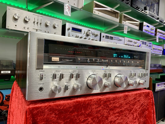 SANSUI G 7700 Top Stereo Receiver 2 X 120 Watts RMS Vintage 1979 WORK GOOD LOOK