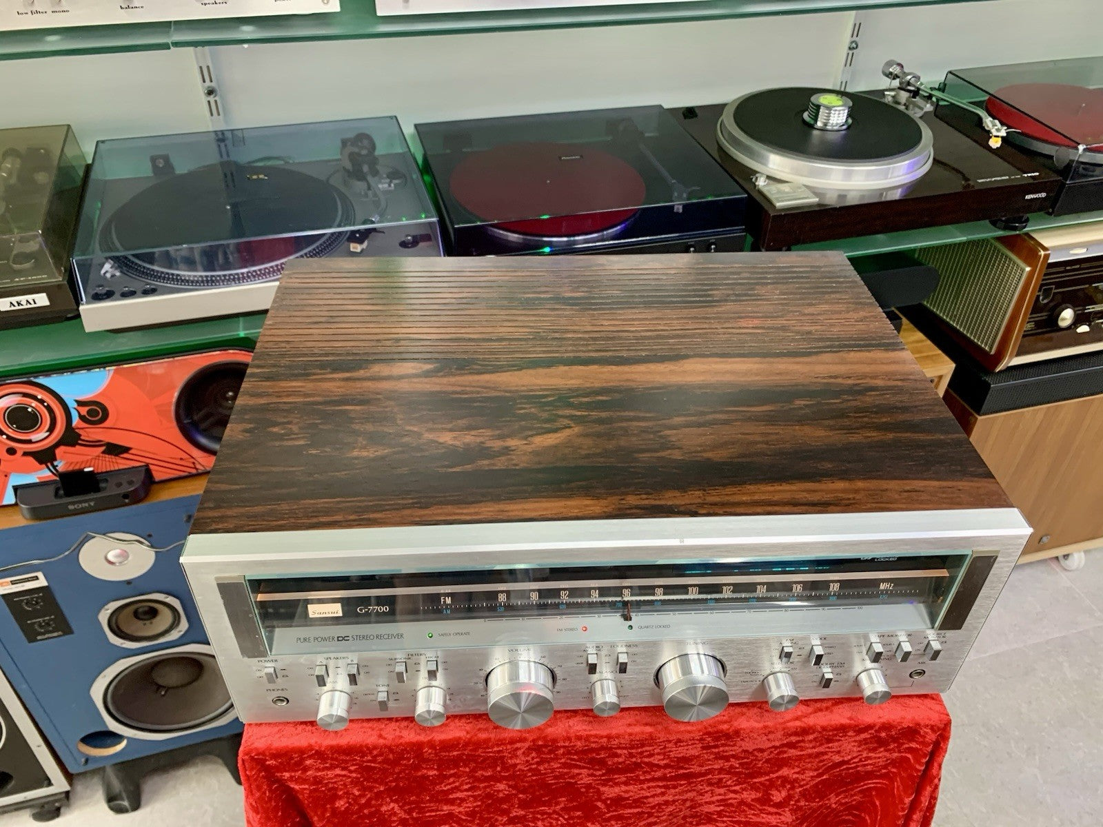 SANSUI G 7700 Top Stereo Receiver 2 X 120 Watts RMS Vintage 1979 WORK GOOD LOOK