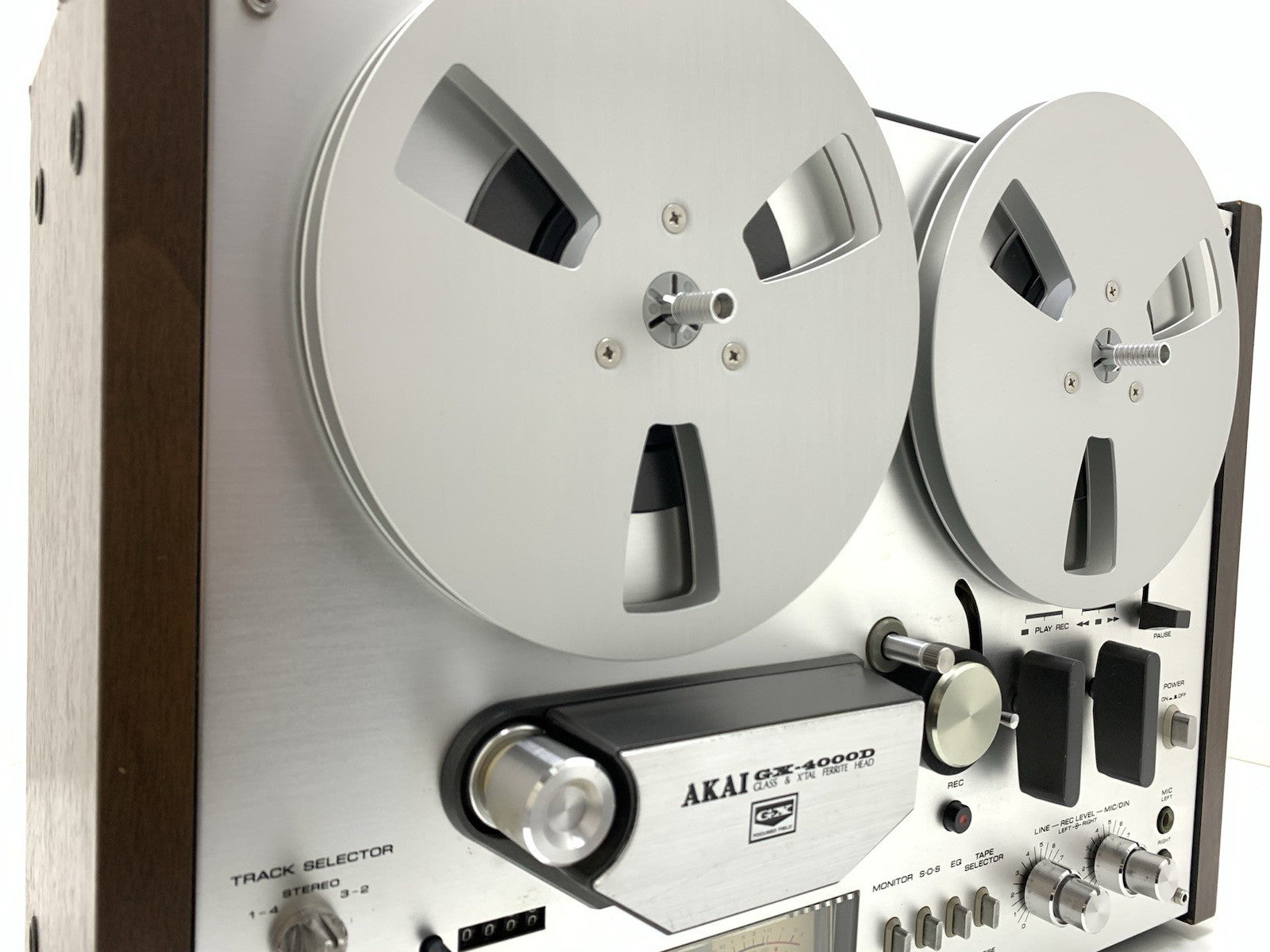 AKAI GX 4000D Reel to Reel Stereo 3Head 4 Track Tape Vintage 1976 WORK Good Look