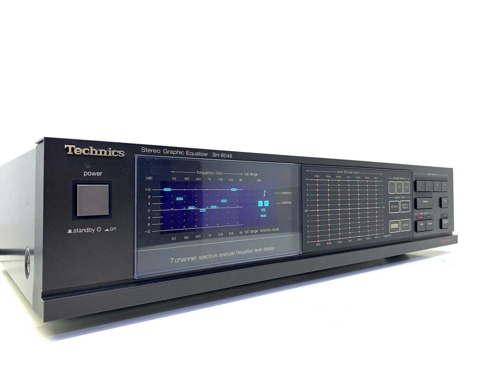TECHNICS SH-8046 Stereo Graphic Equalizer Spectrum Analyzer Vintage 1986 GodLook