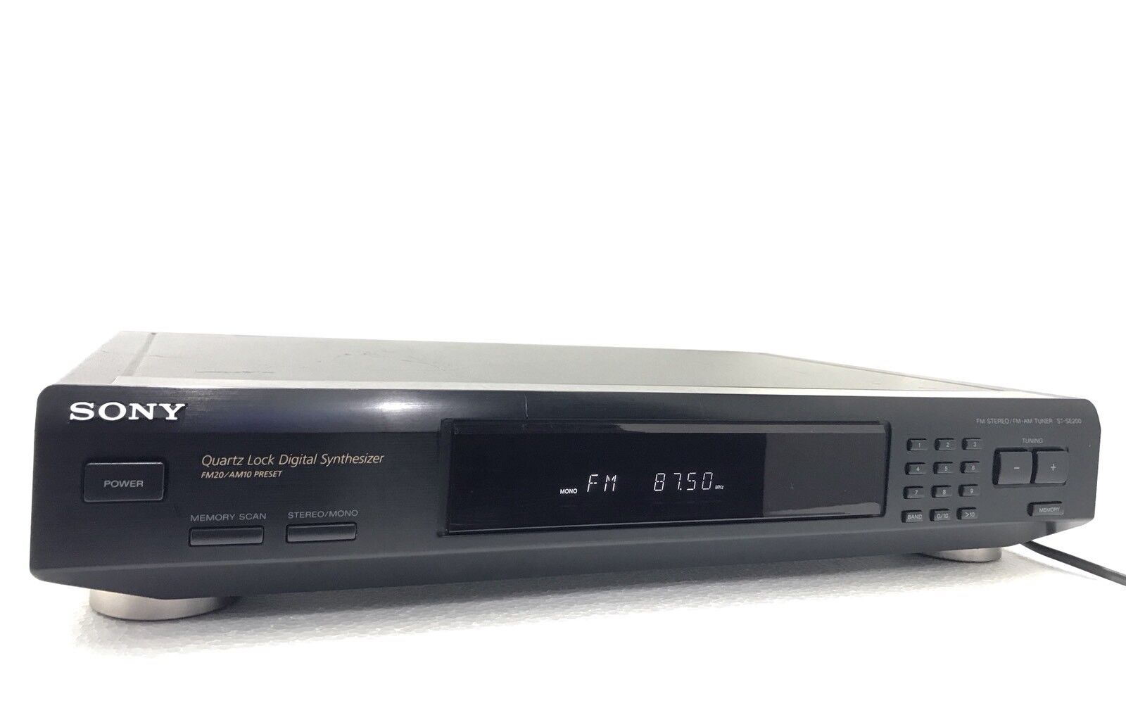 SONY ST-SE200 FM/AM RDS Stereo Digital Tuner Vintage 1996 Refurbished Like New