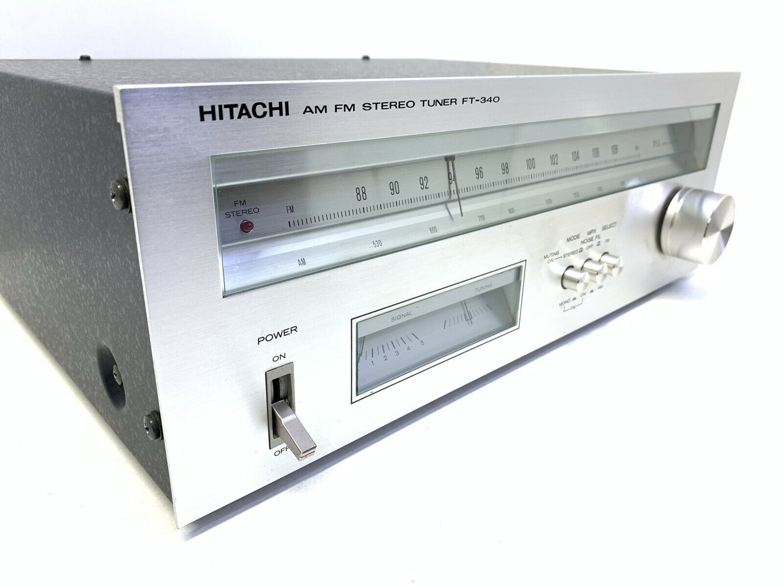 HITACHI FT-340 AM/FM Stereo Tuner Hi Fi Japan Vintage 1977 Refurbished Good Look