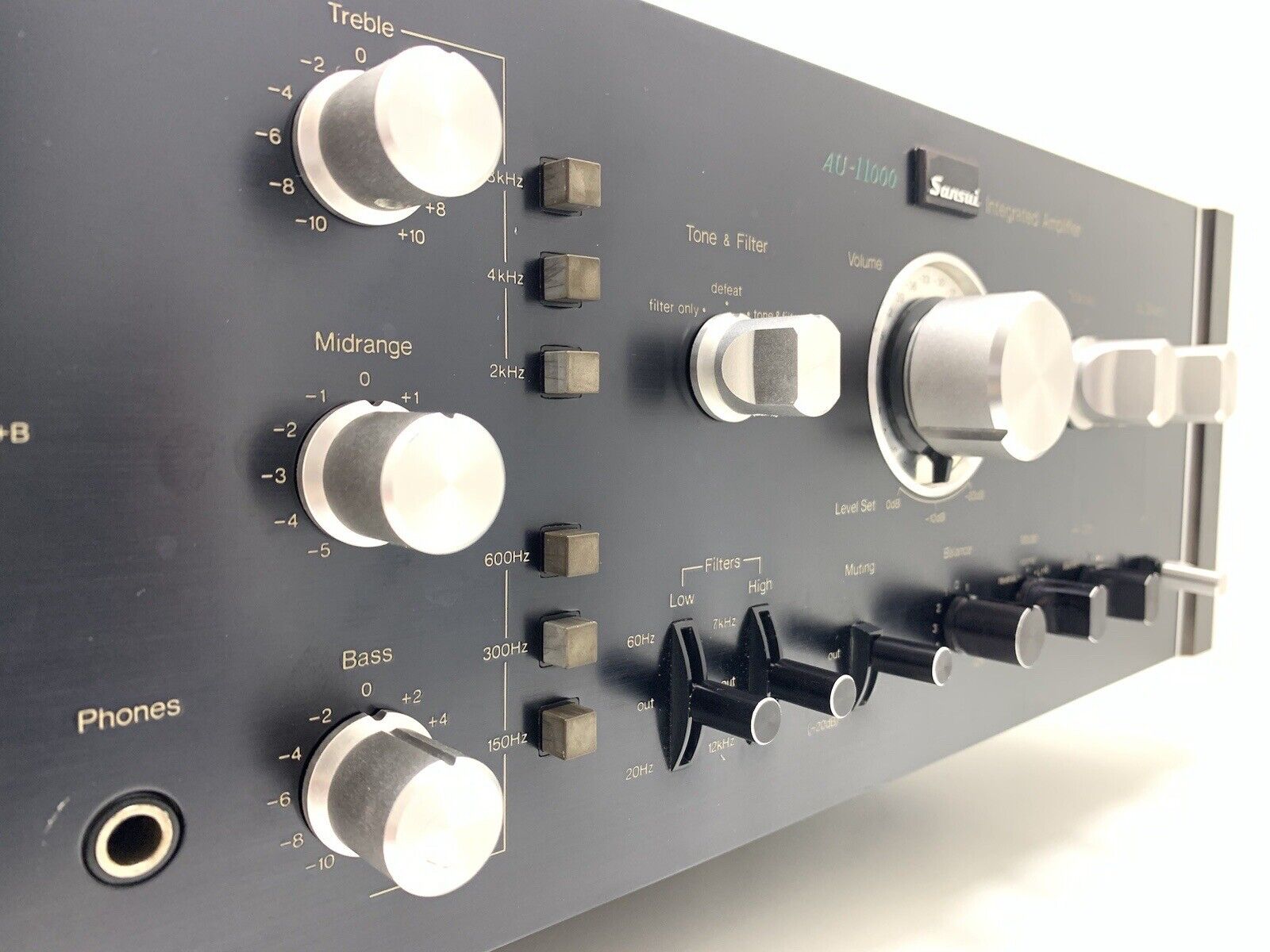 SANSUI AU 11000 RARE Integrated Stereo Amplifier 220W RMS Vintage 1975 GOOD LOOK