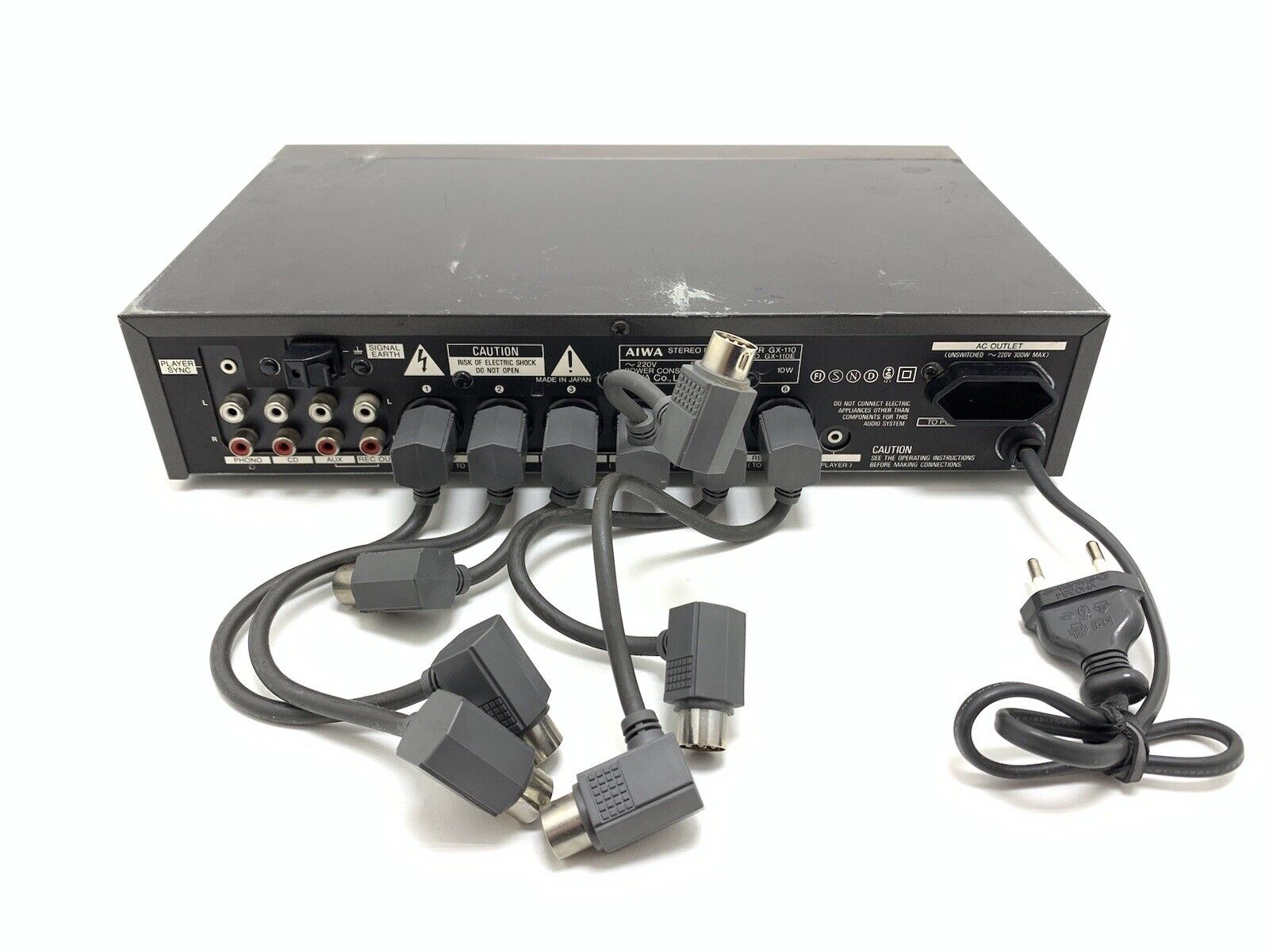 AIWA GX-110 Stereo Pre Amplifier Vintage with Equalizer Vintage 1984 GOOD LOOK