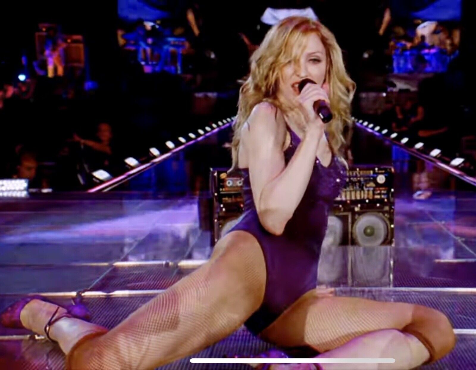 BOOMBOX Ghettoblaster MADONNA Radio Cassette Stereo DYNASTY ES555 Vintage WORK