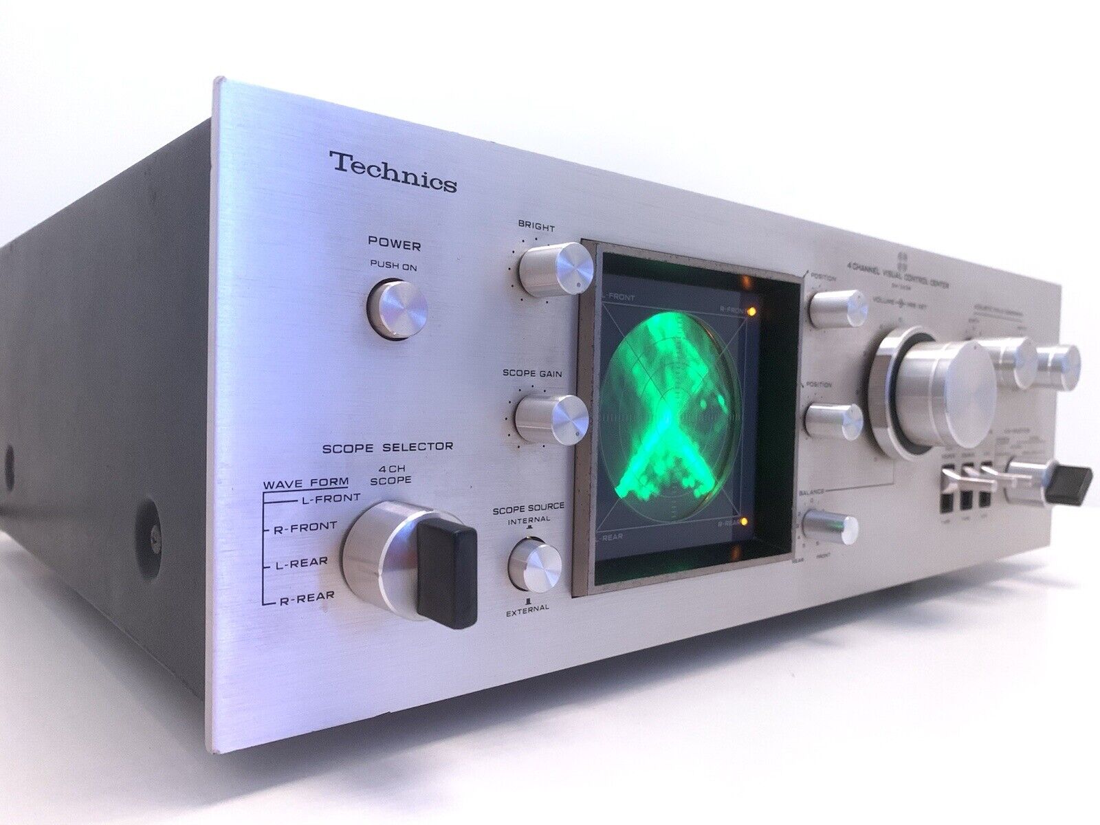 TECHNICS SH-3434 Audio Scope 4 Channel RARE Hi Fi Vintage 1973 WORK Good Look