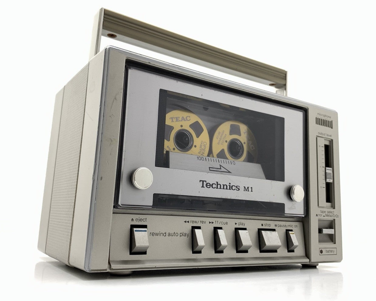 TECHNICS RS M1 Stereo Cassette Tape Deck 2 Head Vintage 1981 Working Good Look