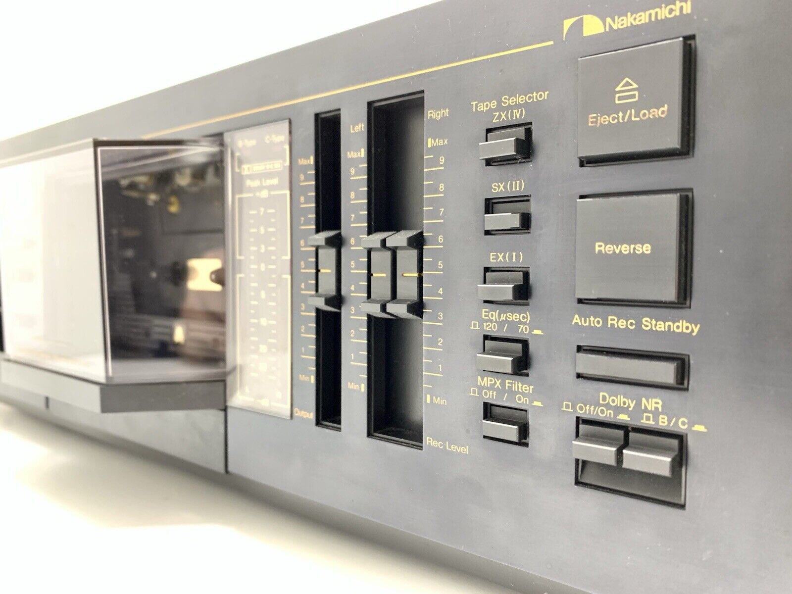 NAKAMICHI RX 202 AutoReverse 2 Head Cassette Vintage 1982 Hi End WORK Good Look