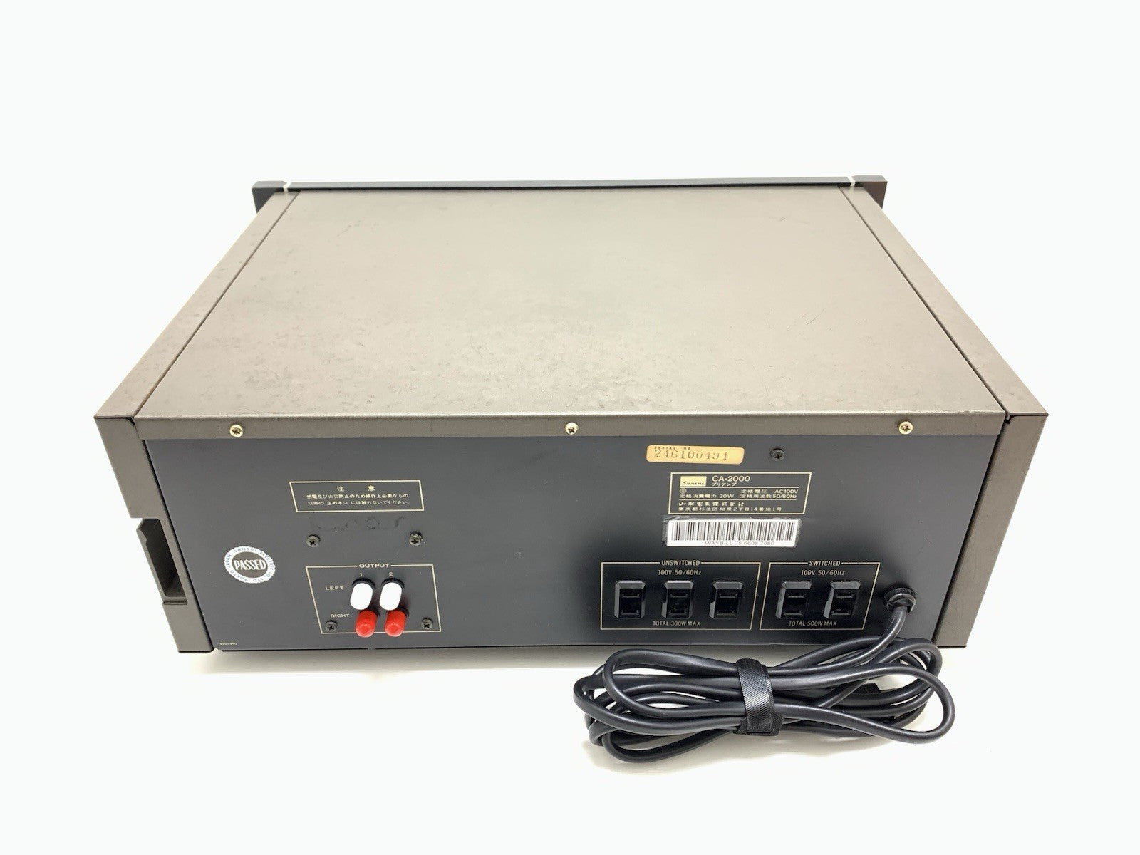 SANSUI CA 2000 Stereo Pre Amplifier Vintage 1977 High End WORK PERFECT Good Look