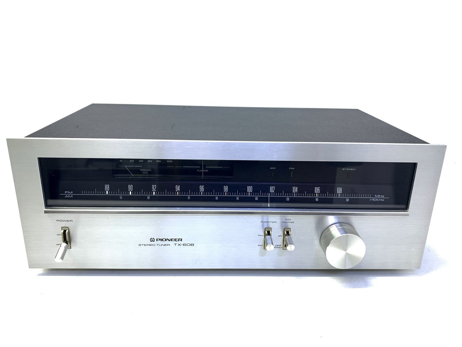 PIONEER TX 608 AM/FM Stereo Analogue Tuner Vintage 1979 Blue Line WORK Good Look