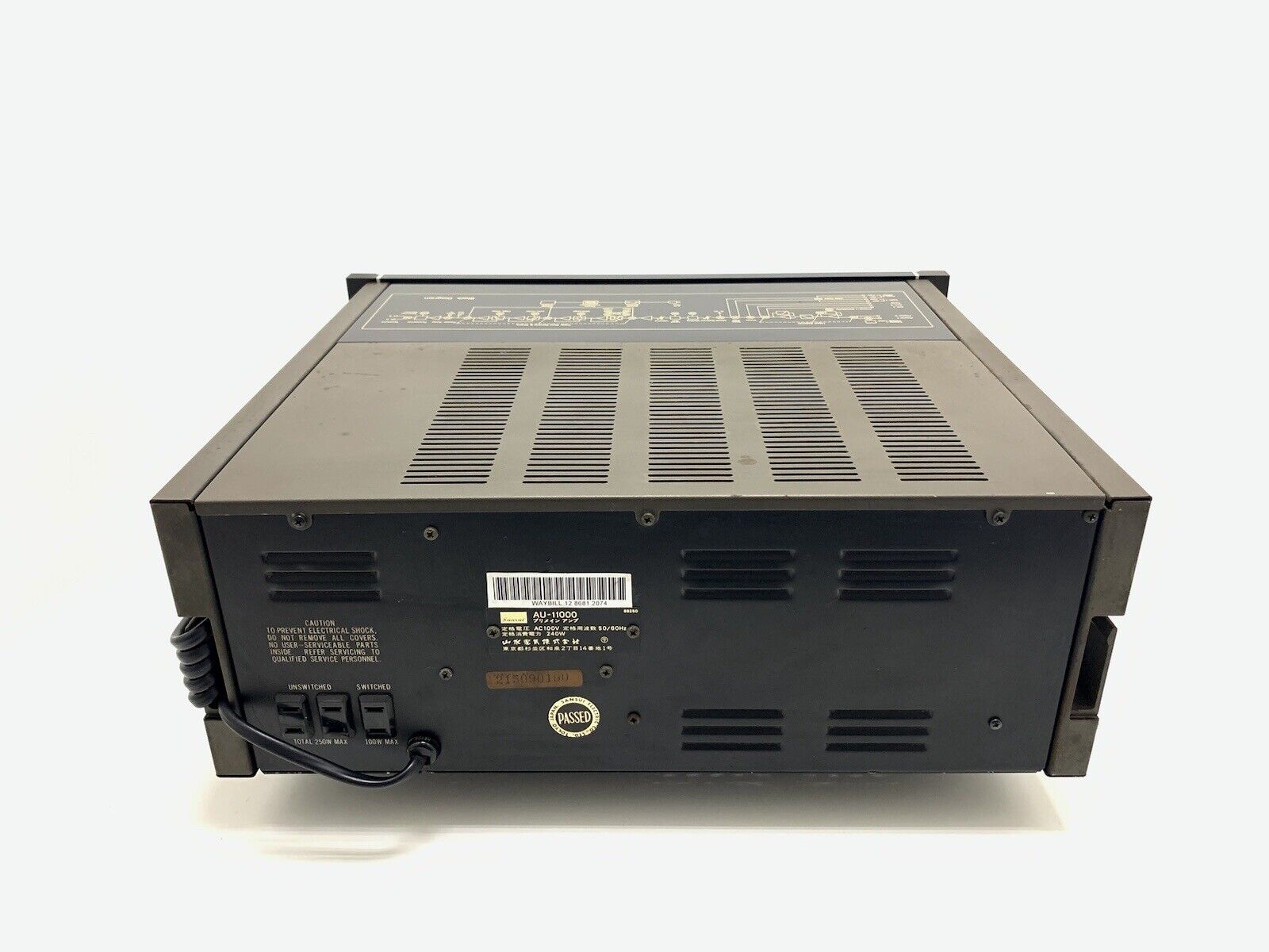 SANSUI AU 11000 RARE Integrated Stereo Amplifier 220W RMS Vintage 1975 GOOD LOOK