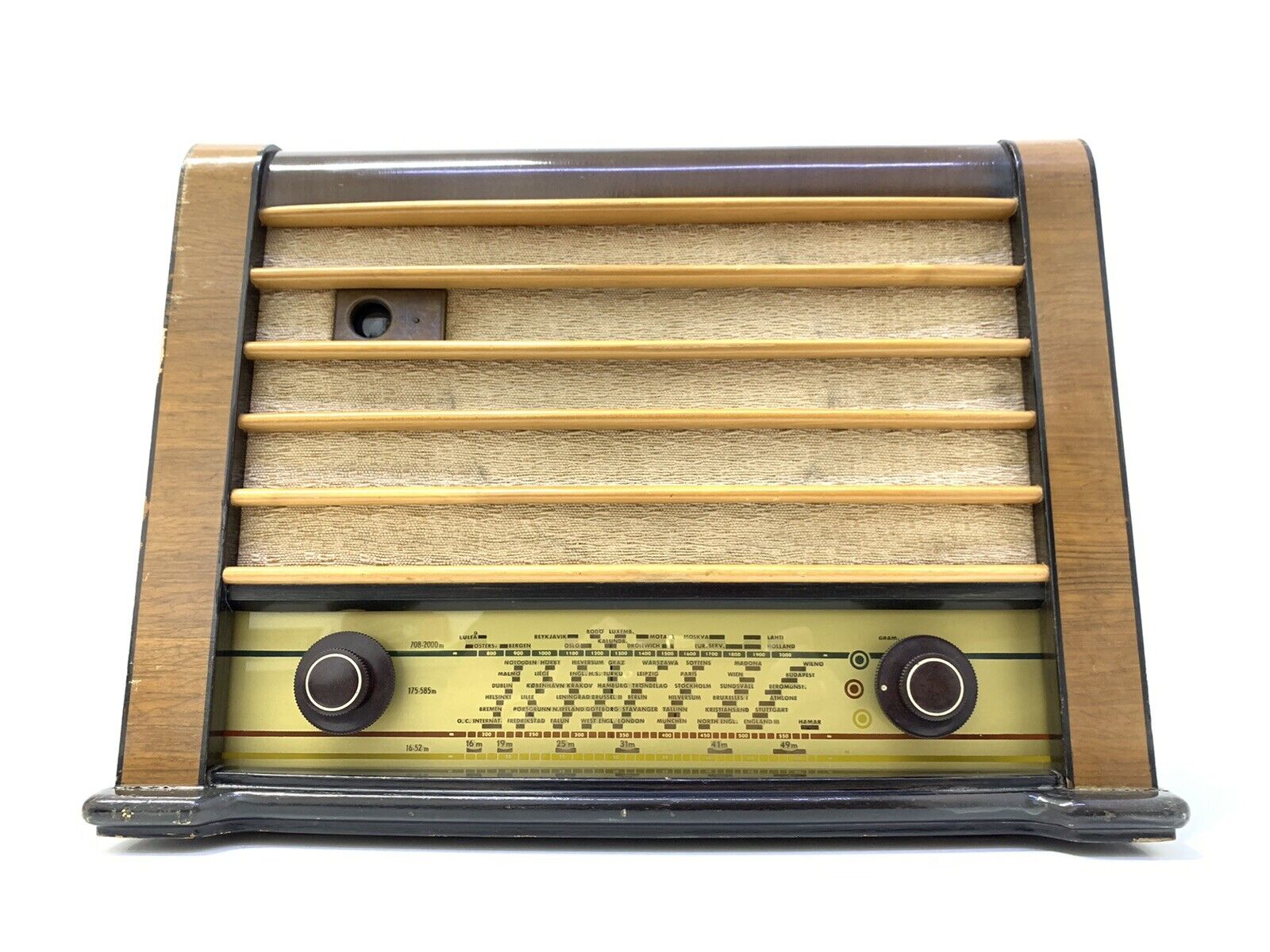 Radio PHILIPS S195A Original Vaccum Tube Vintage 1947 Working PERFECT Like New