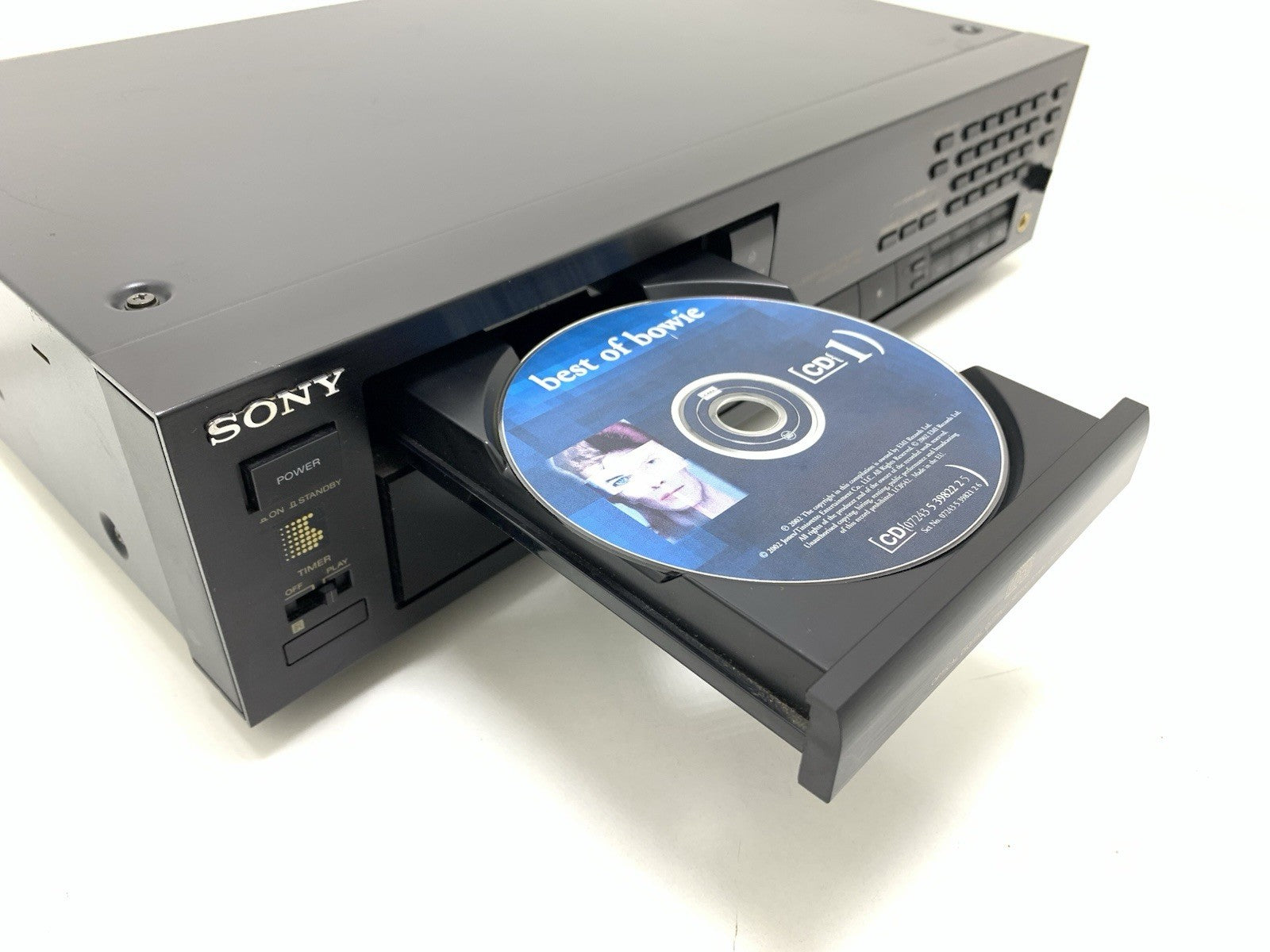 SONY CDP 791 Compact Disc CD Player HQ DAC CXD2552Q Vintage 1989 WORK Good Look