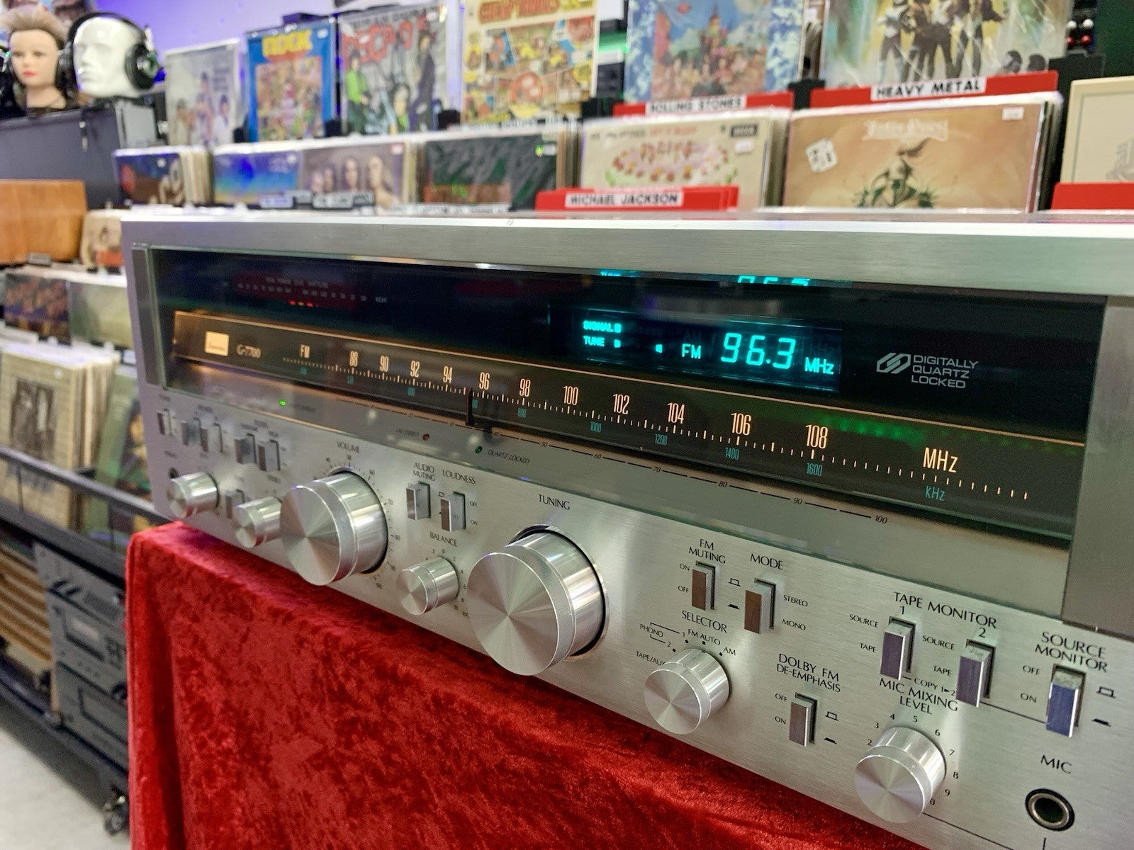 SANSUI G 7700 Top Stereo Receiver 2 X 120 Watts RMS Vintage 1979 WORK GOOD LOOK