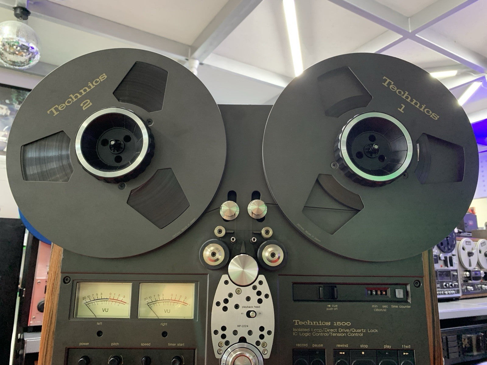 TECHNICS RS 1506U Reel to Reel 2&4 Track 10" Tape WORK w/Original BOX LIKE NEW