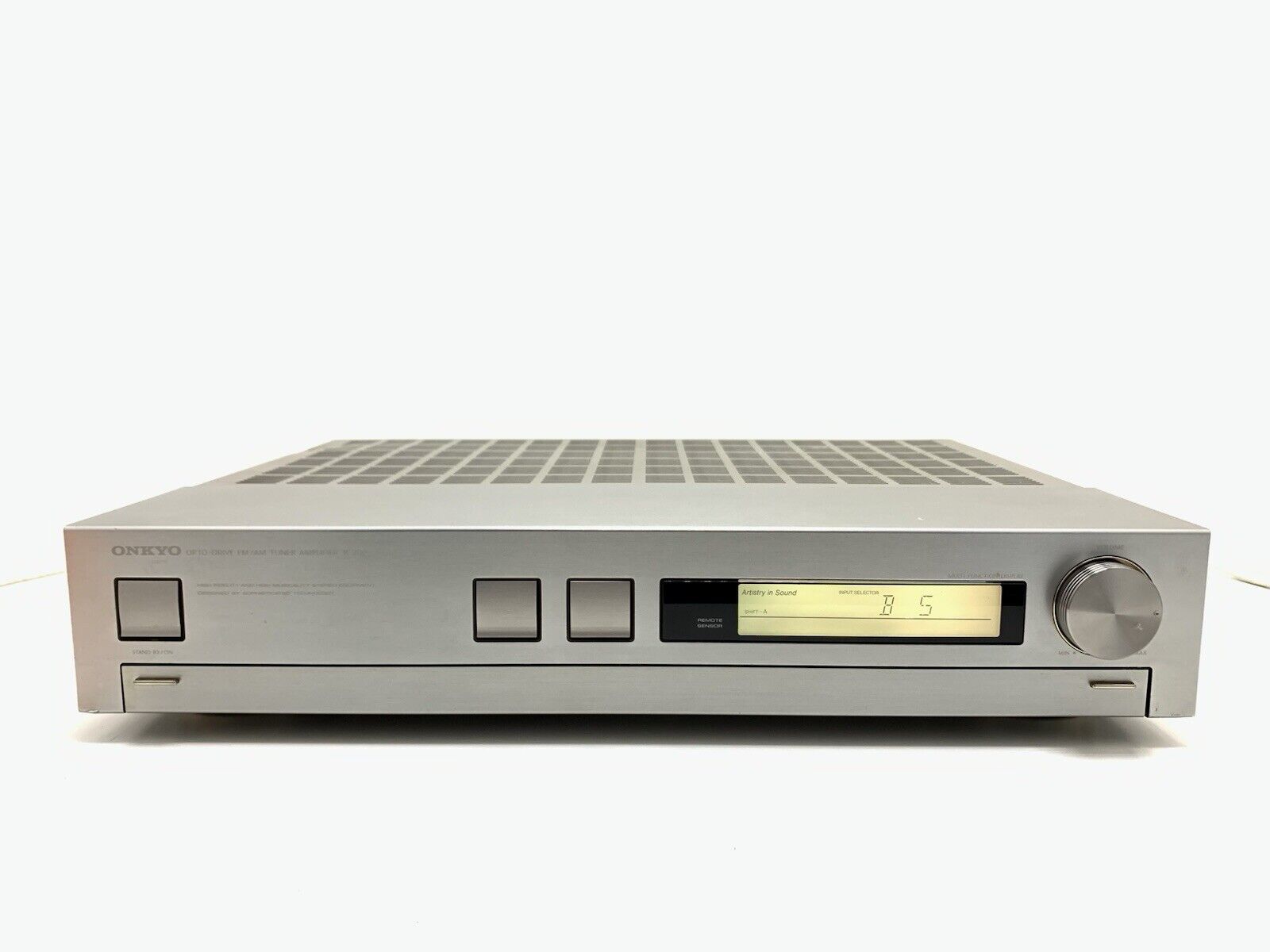 ONKYO R 200 Stereo Receiver 40+40 Watts RMS Vintage 1987 Hi Fi WORK Good Look