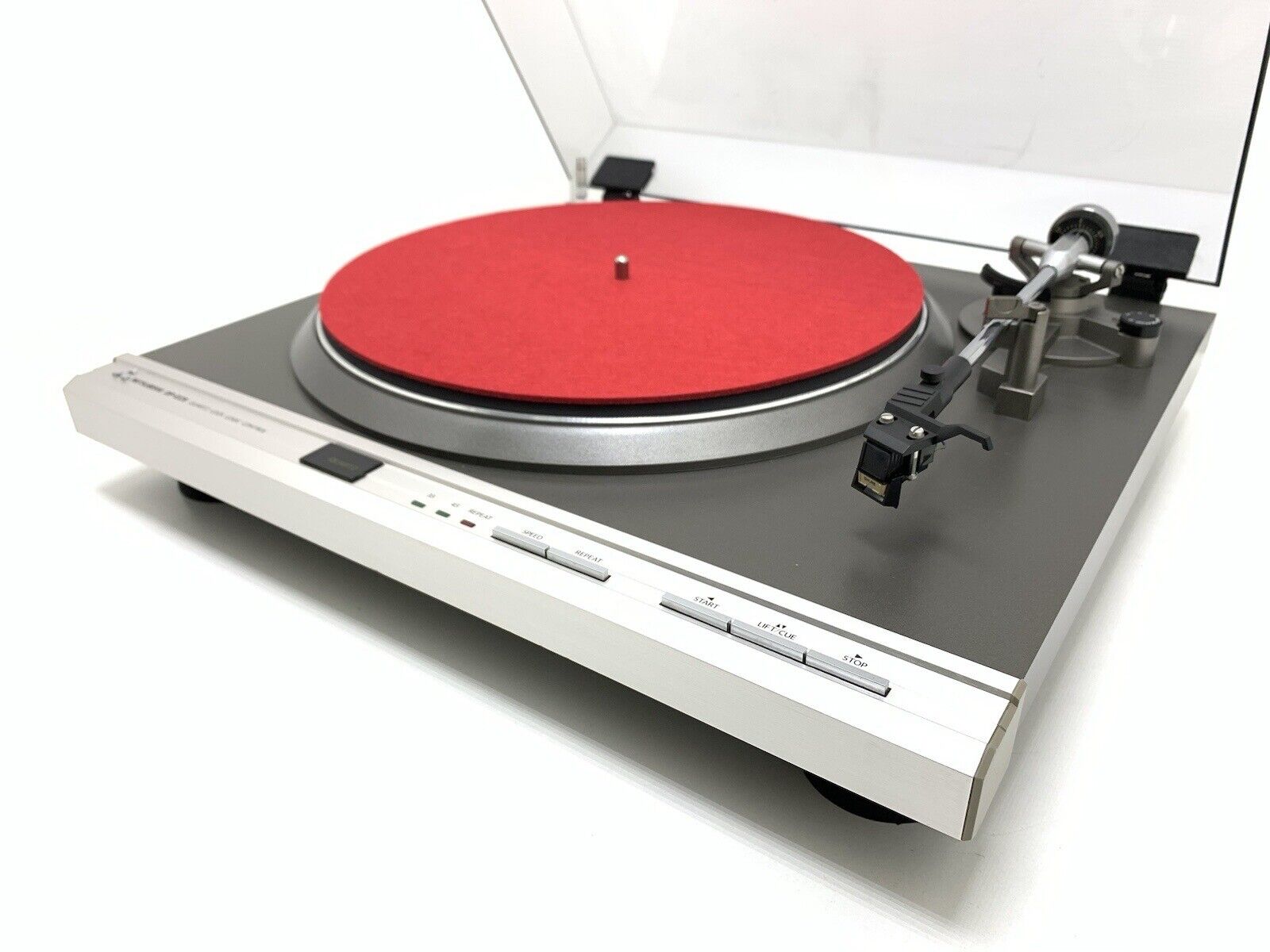 MITSUBISHI DP EC8 Quartz Logic Automatic Turntable Vintage 1981 Work Good Look