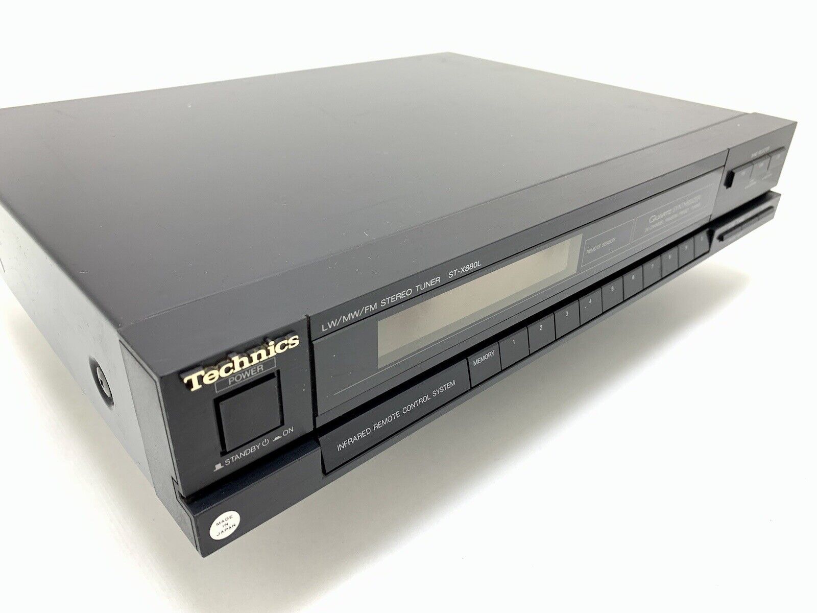 TECHNICS ST-X880L FM/MW/LW Stereo Tuner Digital HiFi Vintage 1987 Work Good Look