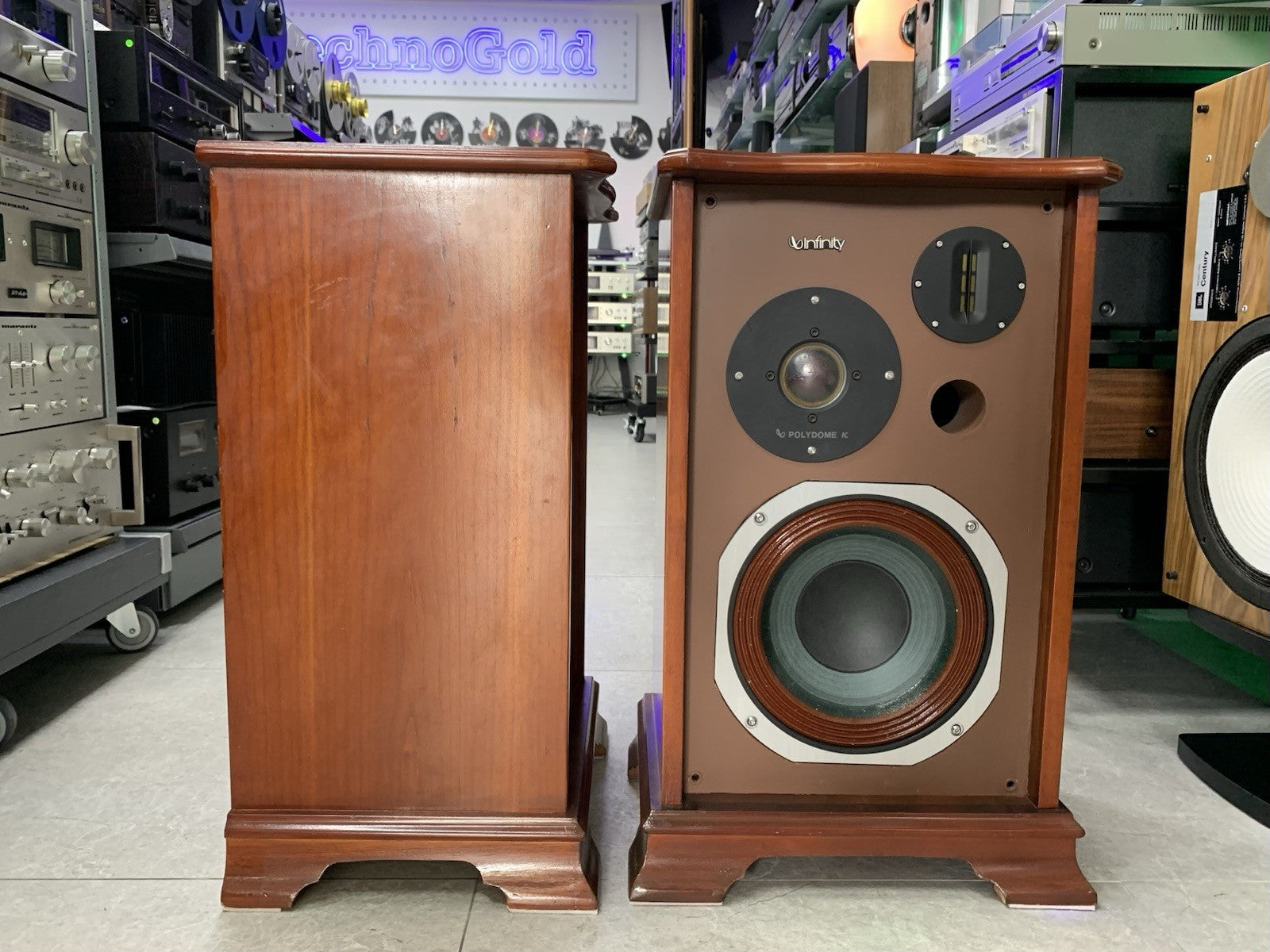 INFINITY RS 6000 EXCLUSIVE CUSTON New Box SPEAKERS 100W RMS 3 Way WORK GOOD LOOK