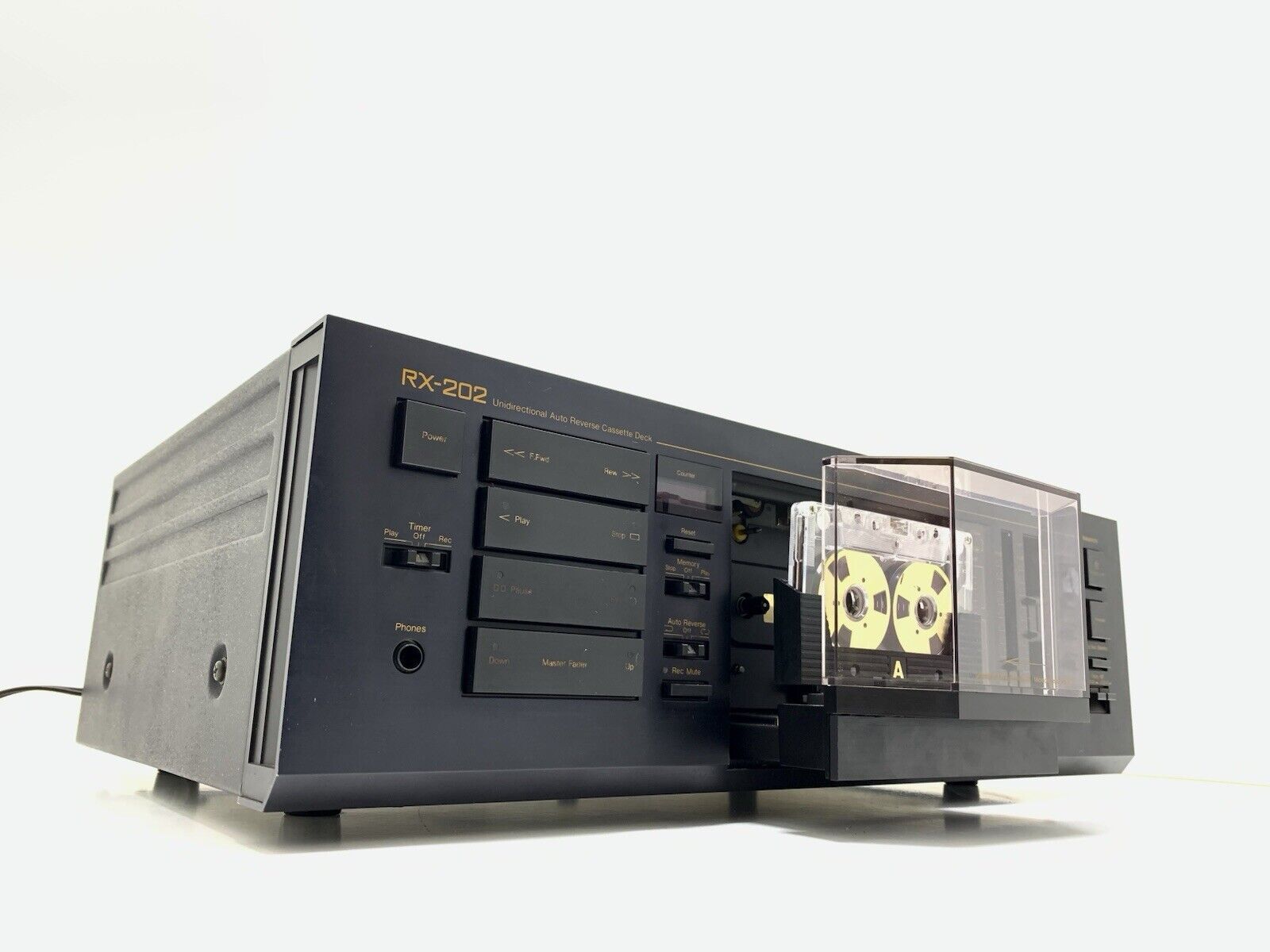 NAKAMICHI RX 202 AutoReverse 2 Head Cassette Vintage 1982 Hi End WORK Good Look