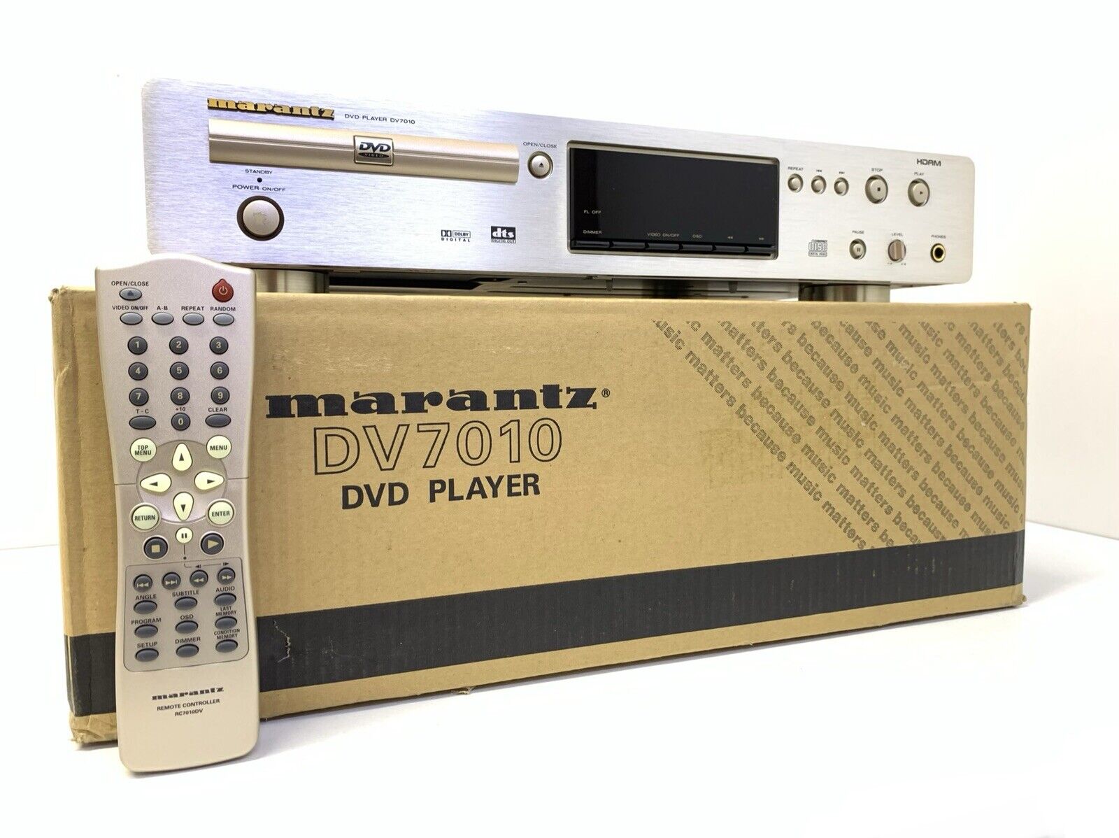MARANTZ DV-7010 DVD CD Compact Disc with Remote & Original BOX Working Like New