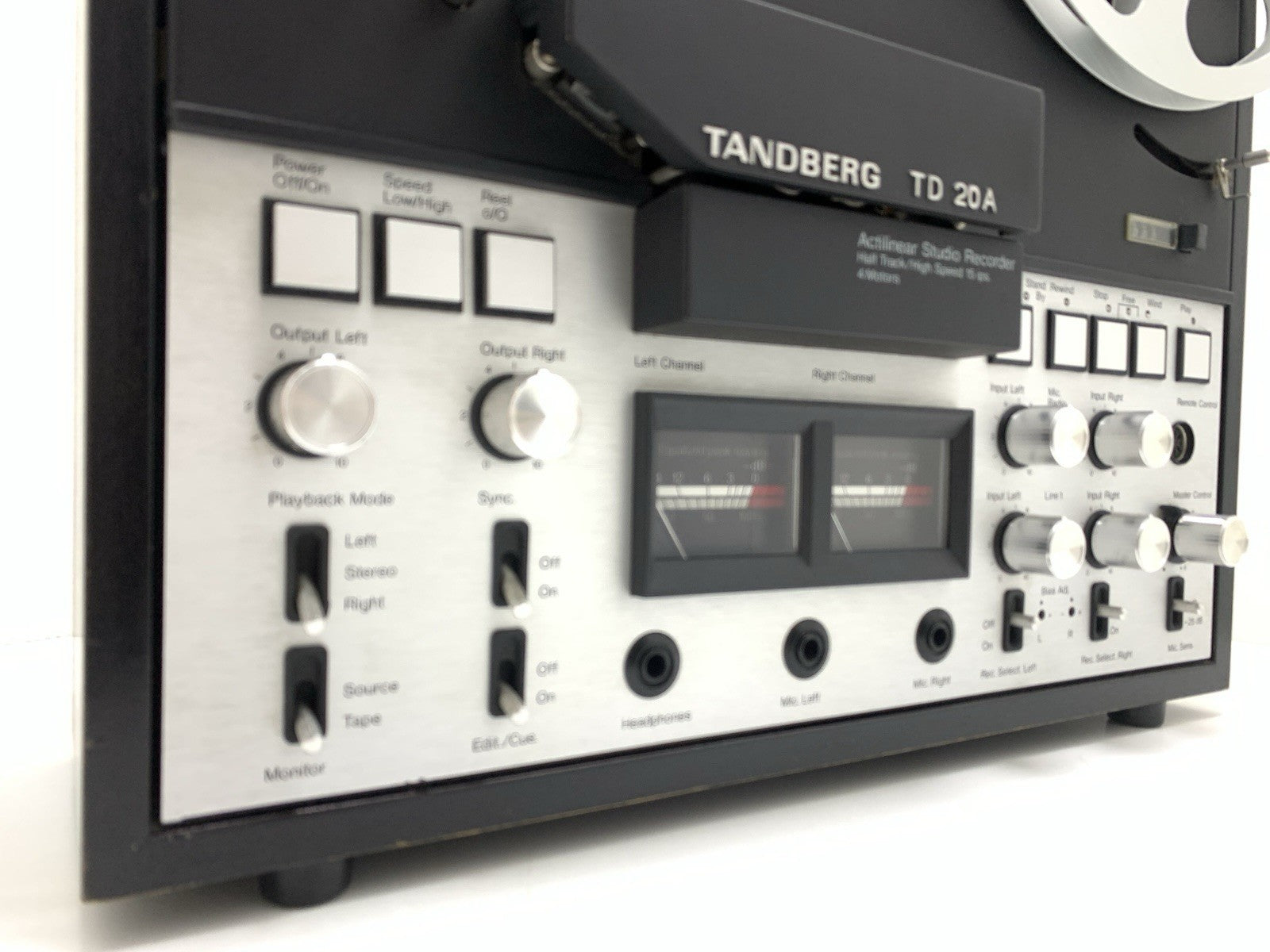 TANDBERG TD 20A Open  Reel 4 Track 10" Tape Vintage 1978 Original WORK Good Look