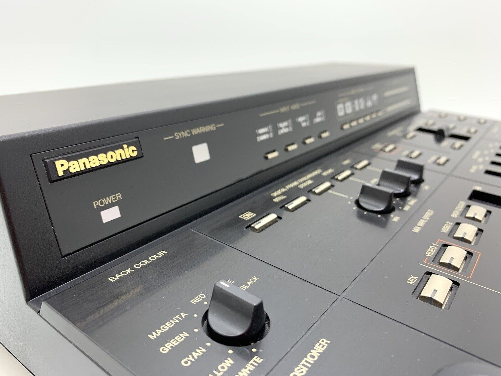 PANASONIC WJ-MX 10 Audio & Video Digital Production Mixer Vintage WORK Good Look