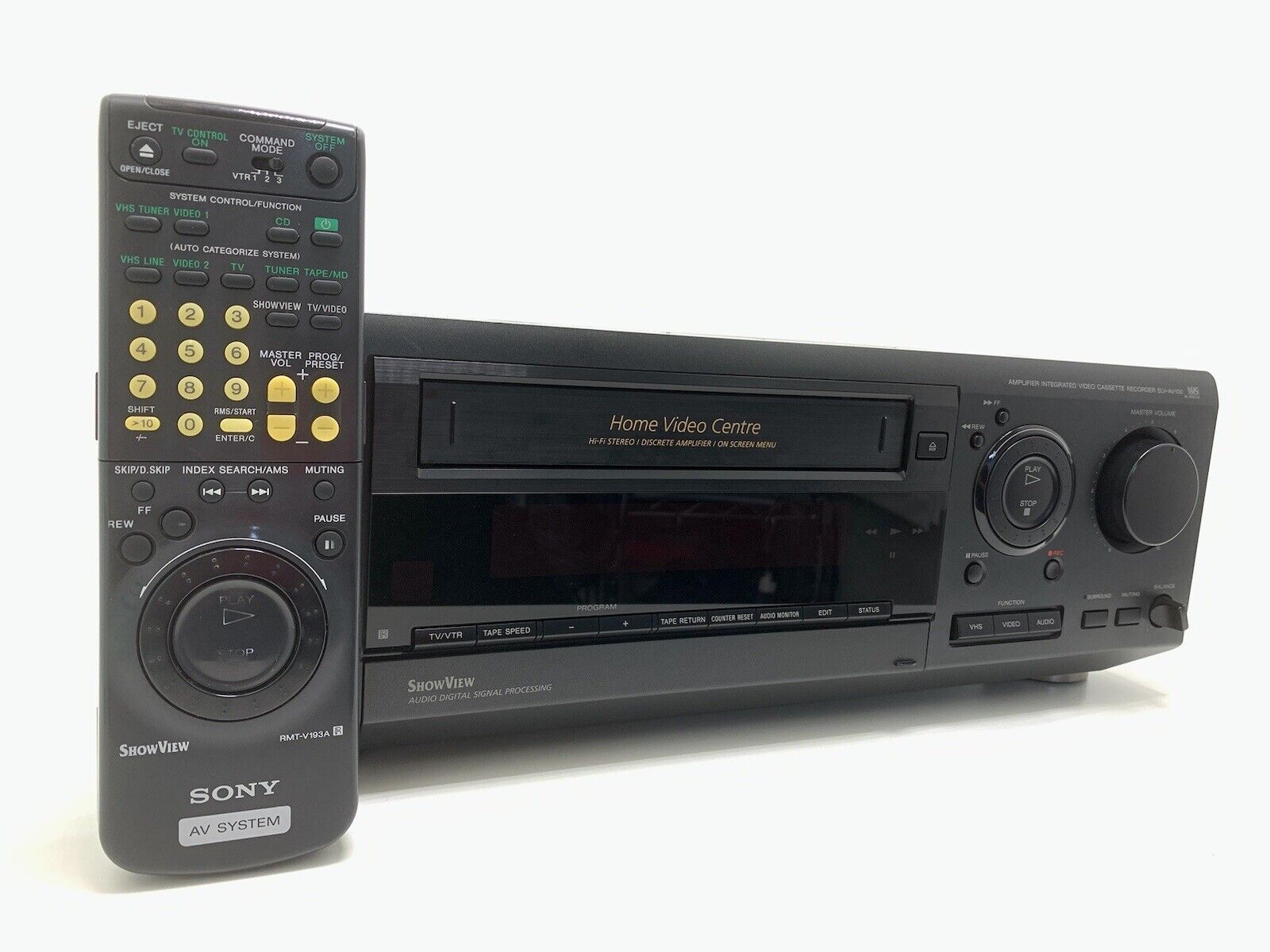 SONY SLV-AV100 Home Audio Video 5.1 Receiver HiFi VHS DOLBY PROLOGIC With Remote