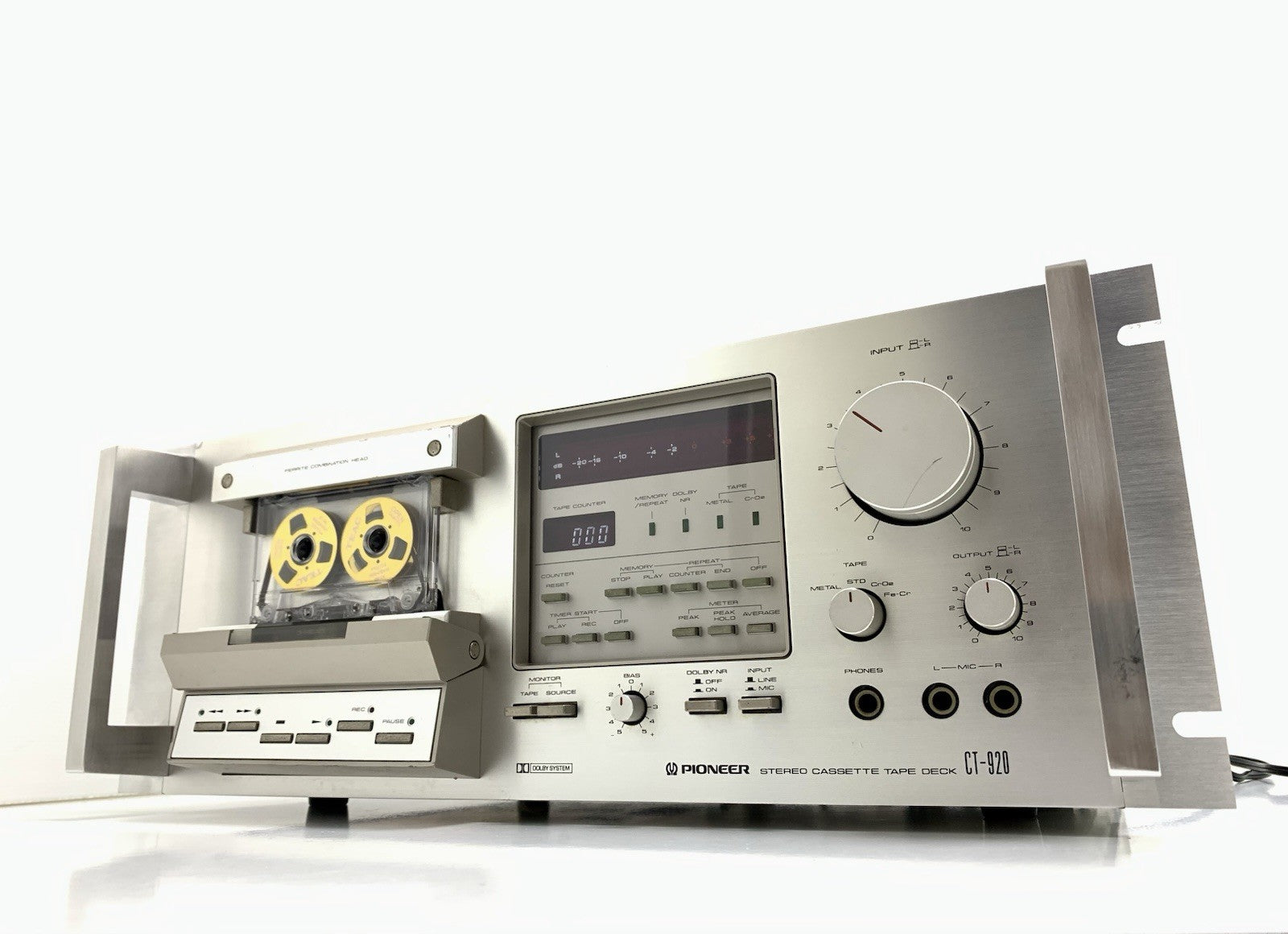 PIONEER CT 920 ( CT-F950 ) RACK 3 Head Stereo Tape Deck Cassette 1979 WORK GOOD