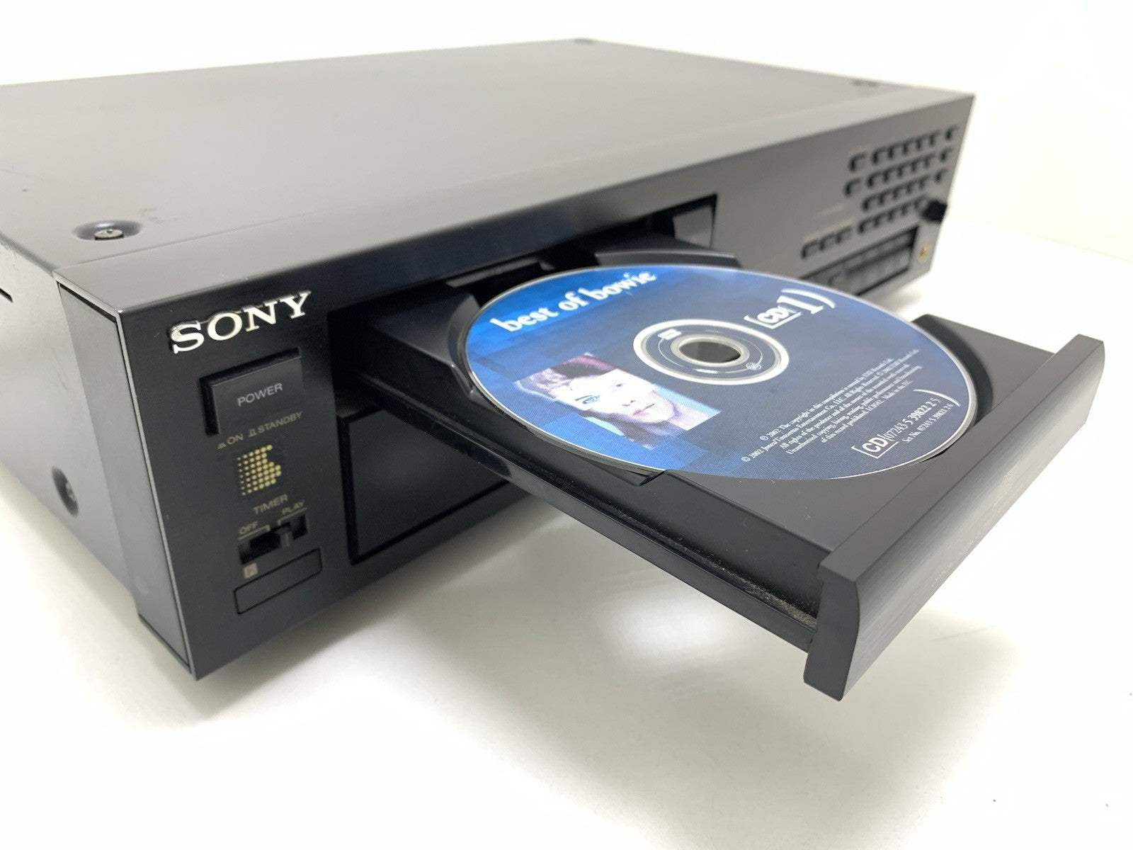 SONY CDP 791 Compact Disc CD Player HQ DAC CXD2552Q Vintage 1989 WORK Good Look