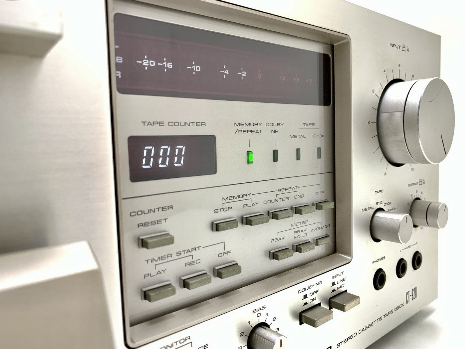 PIONEER CT 920 ( CT-F950 ) 3 Head Stereo Tape Deck Cassette 1979 WORK Good Look