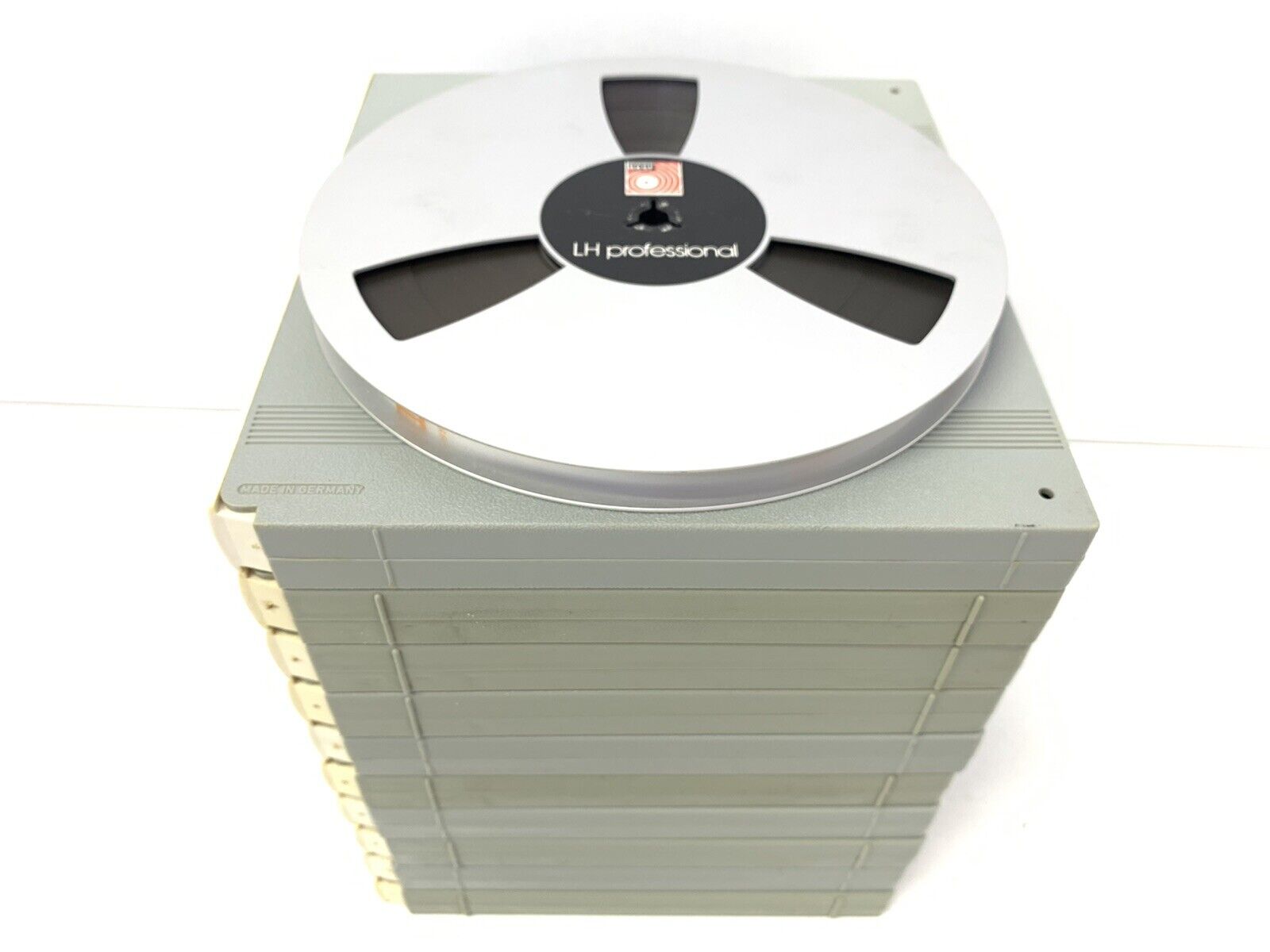 BASF LH PROFESSIONAL OPEN RELL TAPE RECORD Rare METAL SPOOL & plastic BOX 7 In