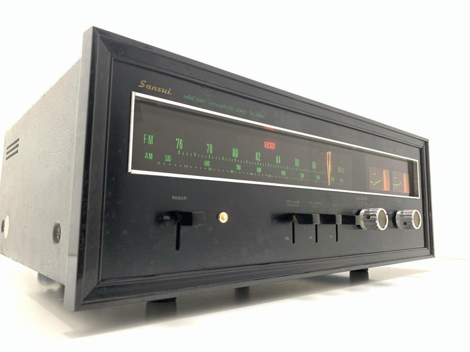 SANSUI TU 999 AM/FM Stereo Tuner Vintage 1970 High End From Japan WORK Good Look