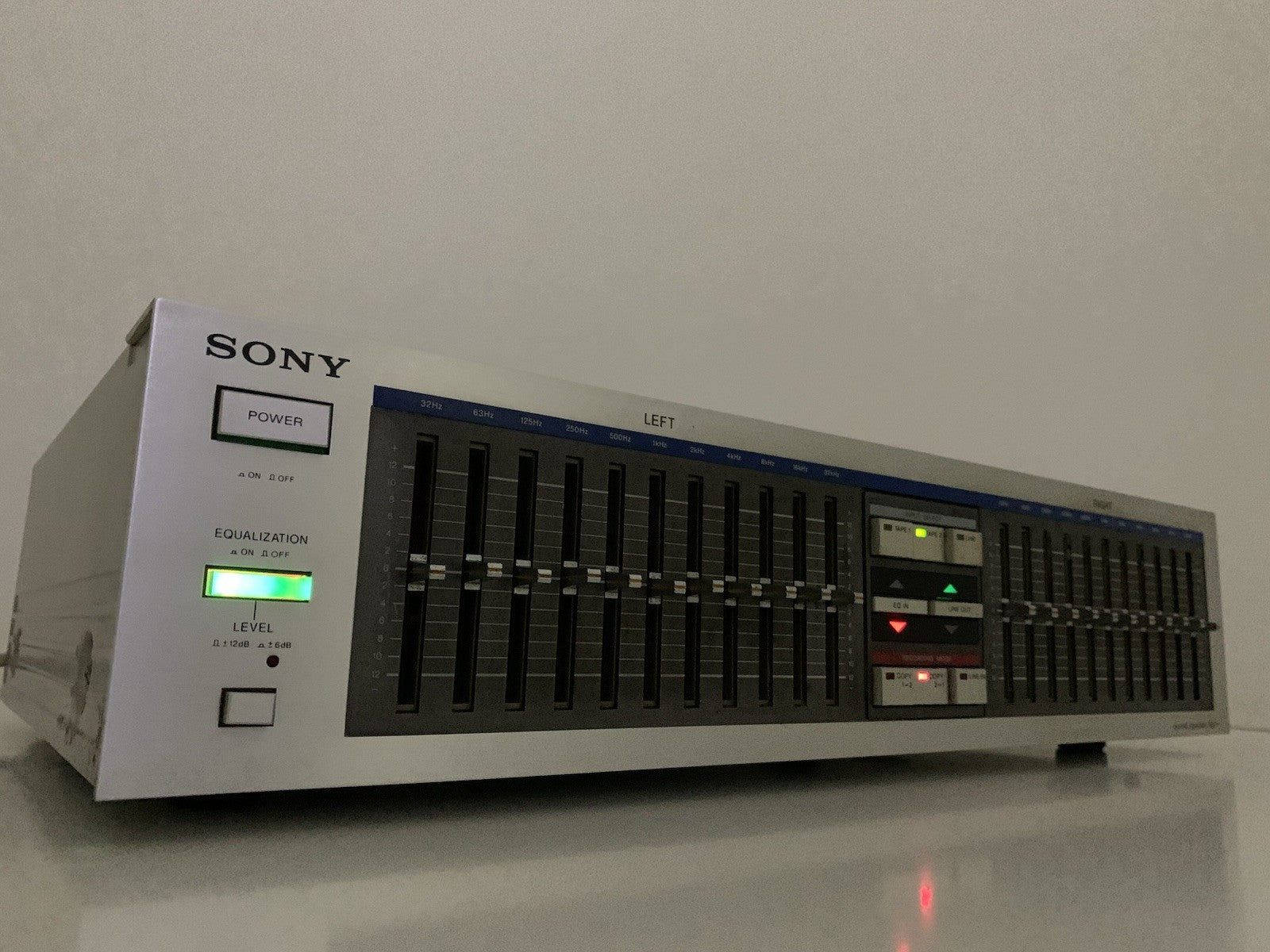 SONY SEQ 11 Stereo Graphic Equalizer Vintage 1981 Hi End Work Perfect Good Look