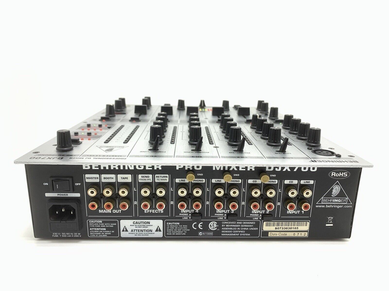 BEHRINGER Professional PRO MIXER DJX-700 Efects Multi-FX Processor WORK GoodLook