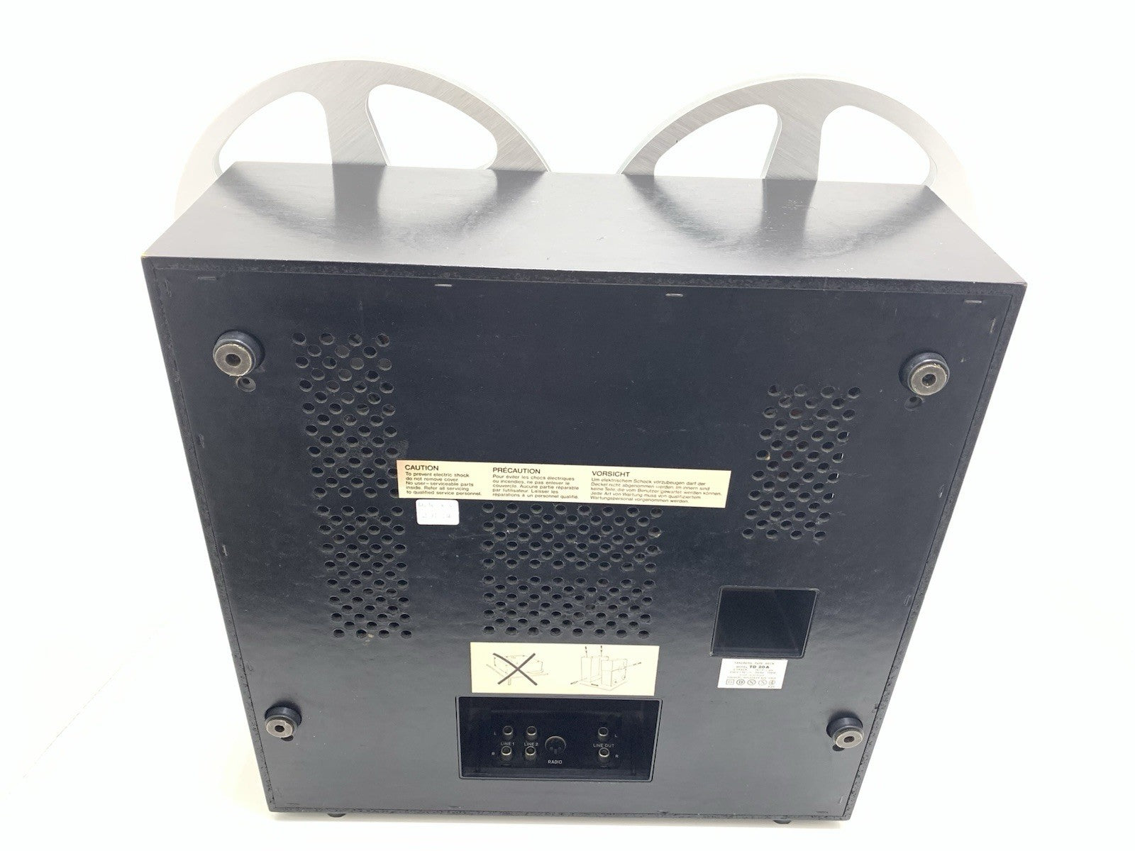 TANDBERG TD 20A Open  Reel 4 Track 10" Tape Vintage 1978 Original WORK Good Look