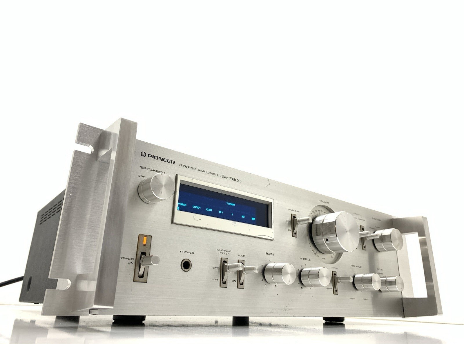 PIONEER SA 7800 RACK Stereo Amplifier 130 W RMS Blue Line Vintage 1979 WORK GOOD