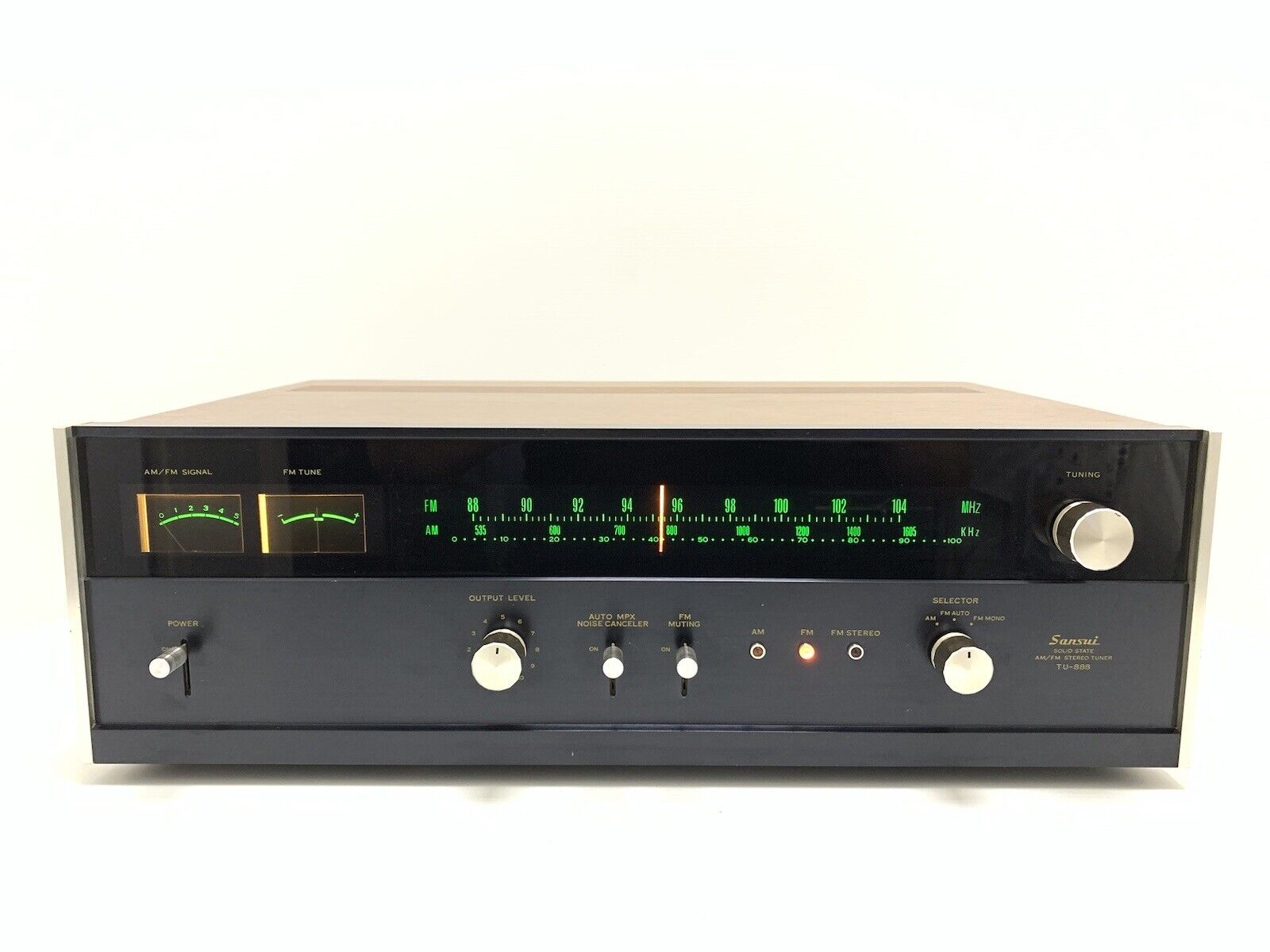 SANSUI TU-888 AM/FM Stereo Tuner Vintage 1972 High End Japan WORK Good Like New