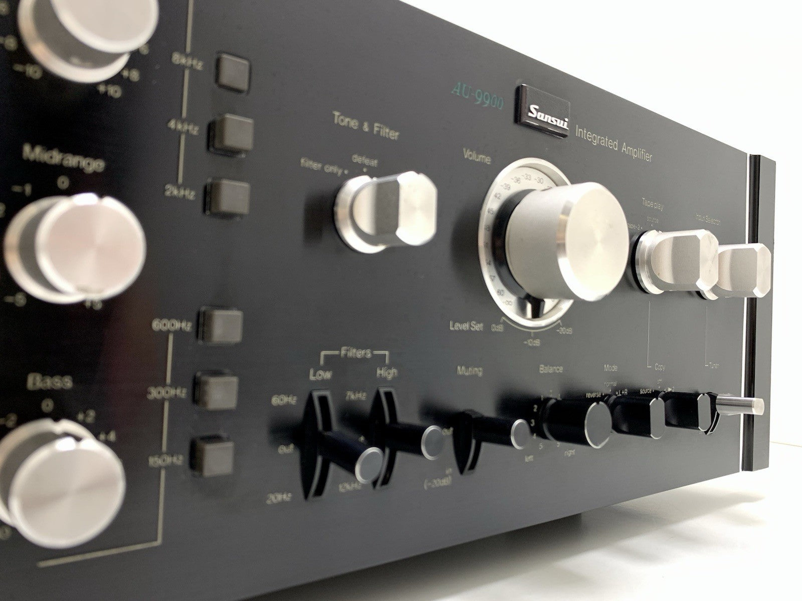 SANSUI AU-9900 RARE Stereo Amplifier 80+80 Watts RMS Vintage 1975 Work GOOD LOOK