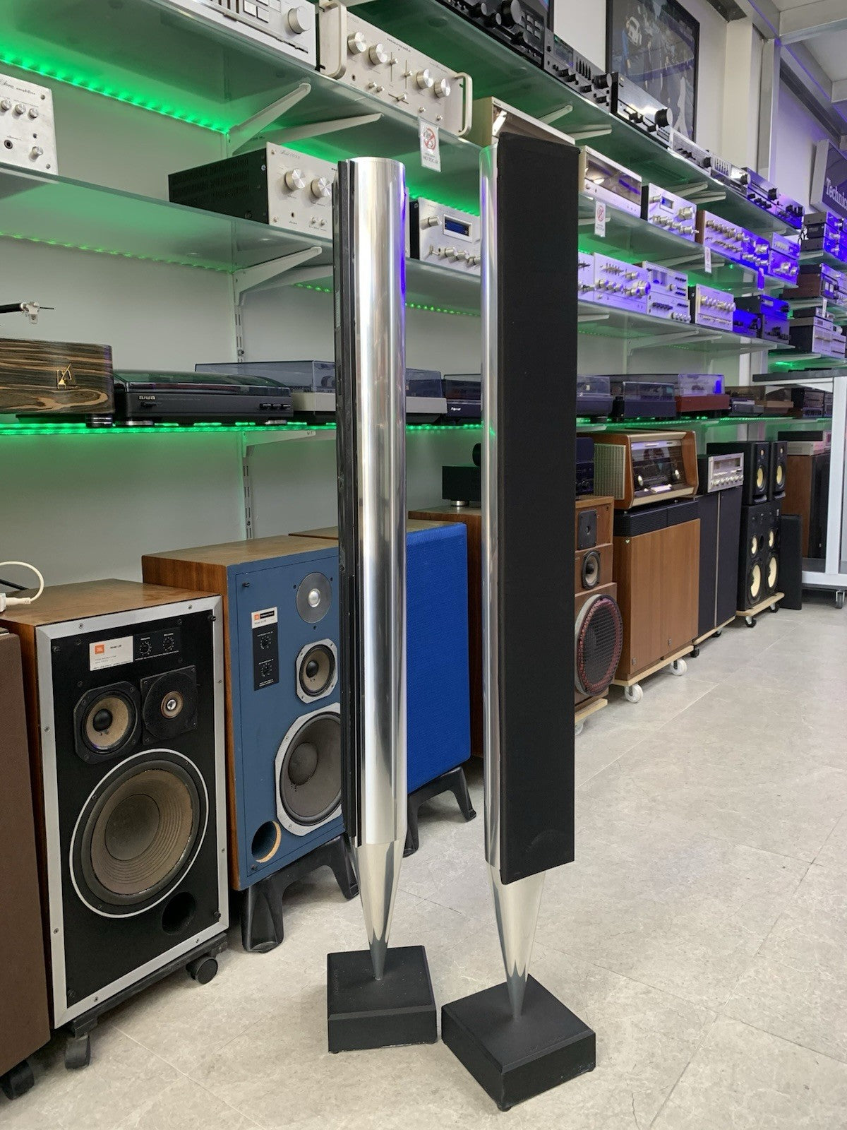 Bang Olufsen B&O BEOLAB 8000 Vintage ACTIVE Speaker 2 Way 125WRMS Work GOOD LOOK