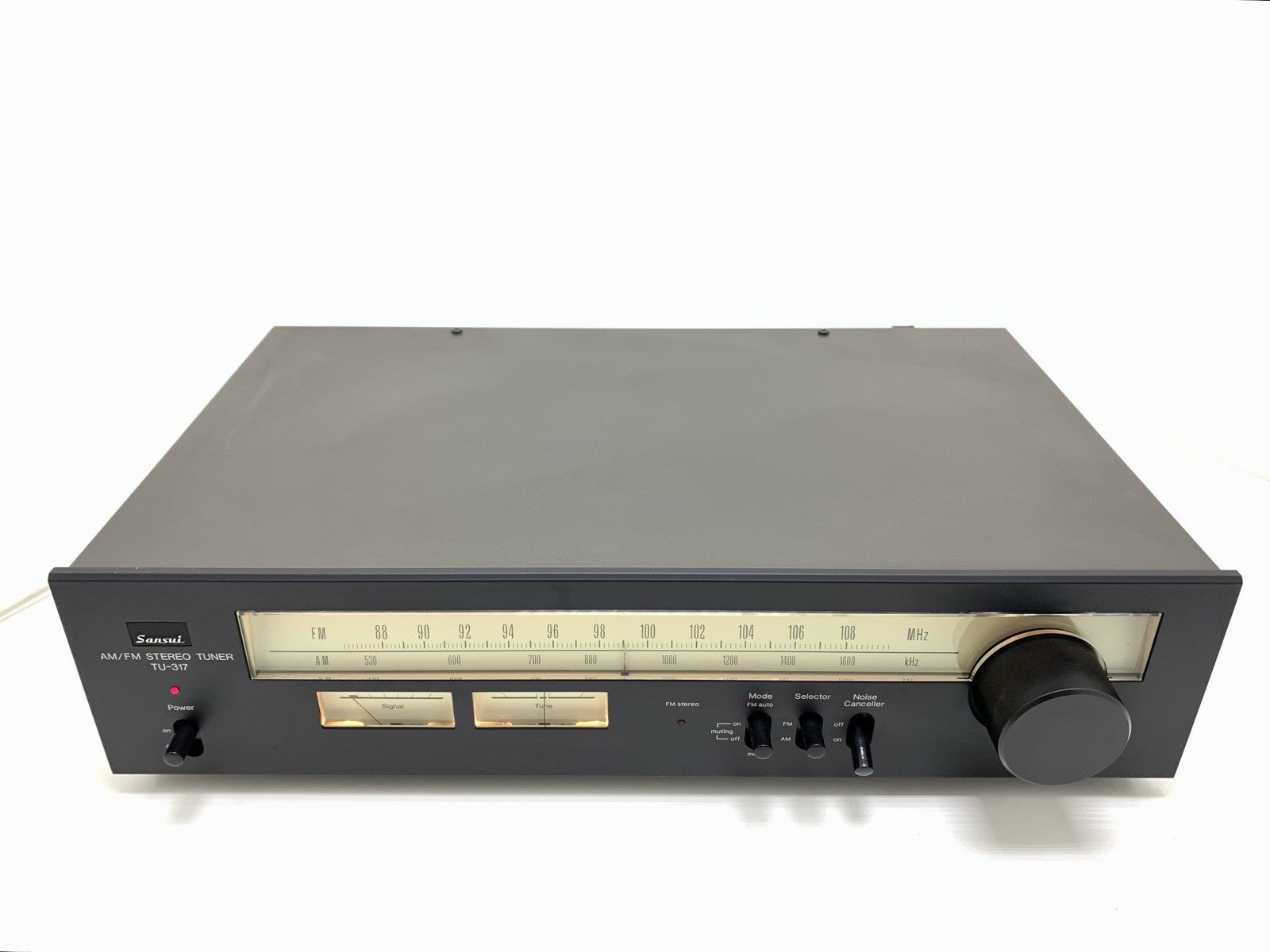 SANSUI TU 317 AM/FM Stereo Tuner Vintage 1978 High End Working 100% Good Look