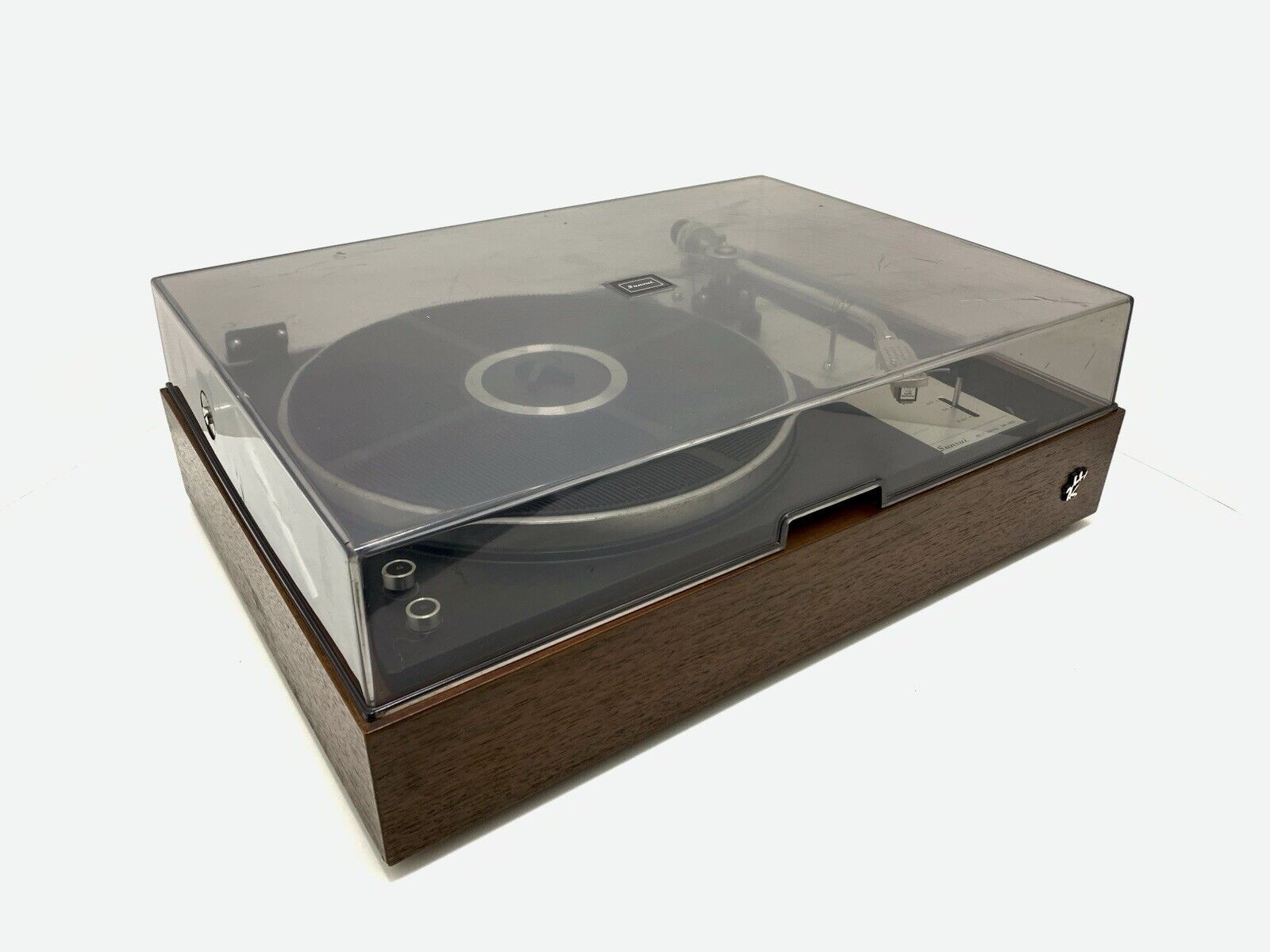 SANSUI SR 3030 Turntable 2 Speed Belt Drive Hi Fi Vintage 1973 Work Good Look