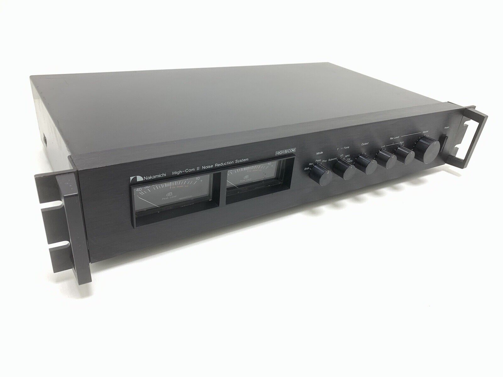 ナカミチ／Nakamichi High-ComⅡ／ノイズリダクションシステム Nakamichi High-Com II Noise Reduction System | VU Meters | Disk Mode