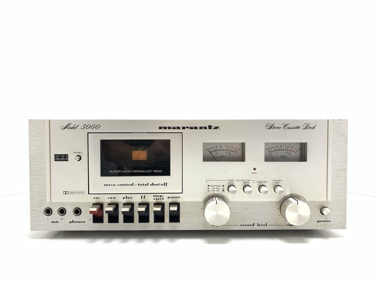 MARANTZ 5000 Stereo Cassette Tape Deck 2 Head Vintage 1978 Hi End WORK Good Look