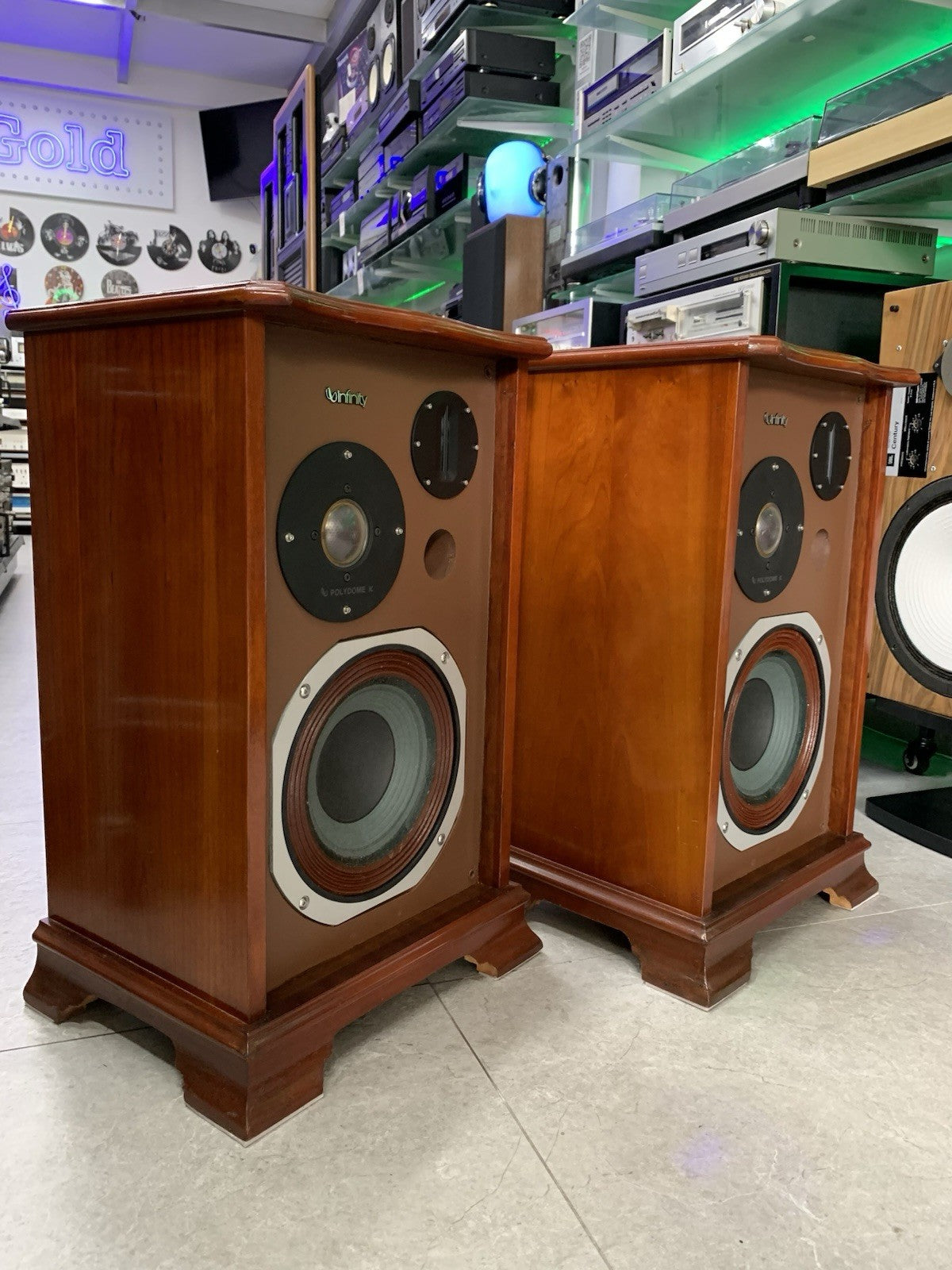 INFINITY RS 6000 EXCLUSIVE CUSTON New Box SPEAKERS 100W RMS 3 Way WORK GOOD LOOK