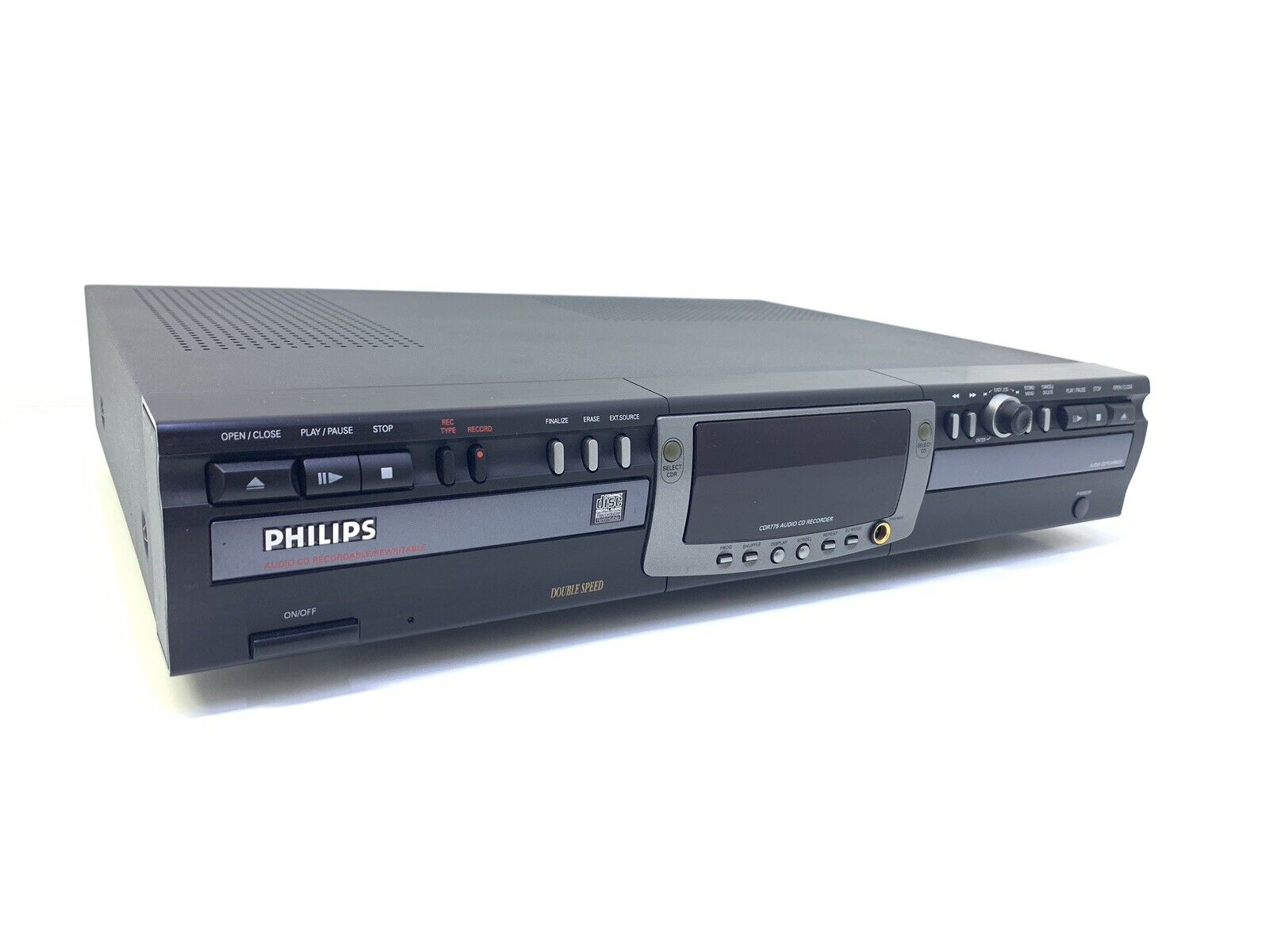 PHILIPS CDR 775 Digital Record Compact Disc Player Good Look