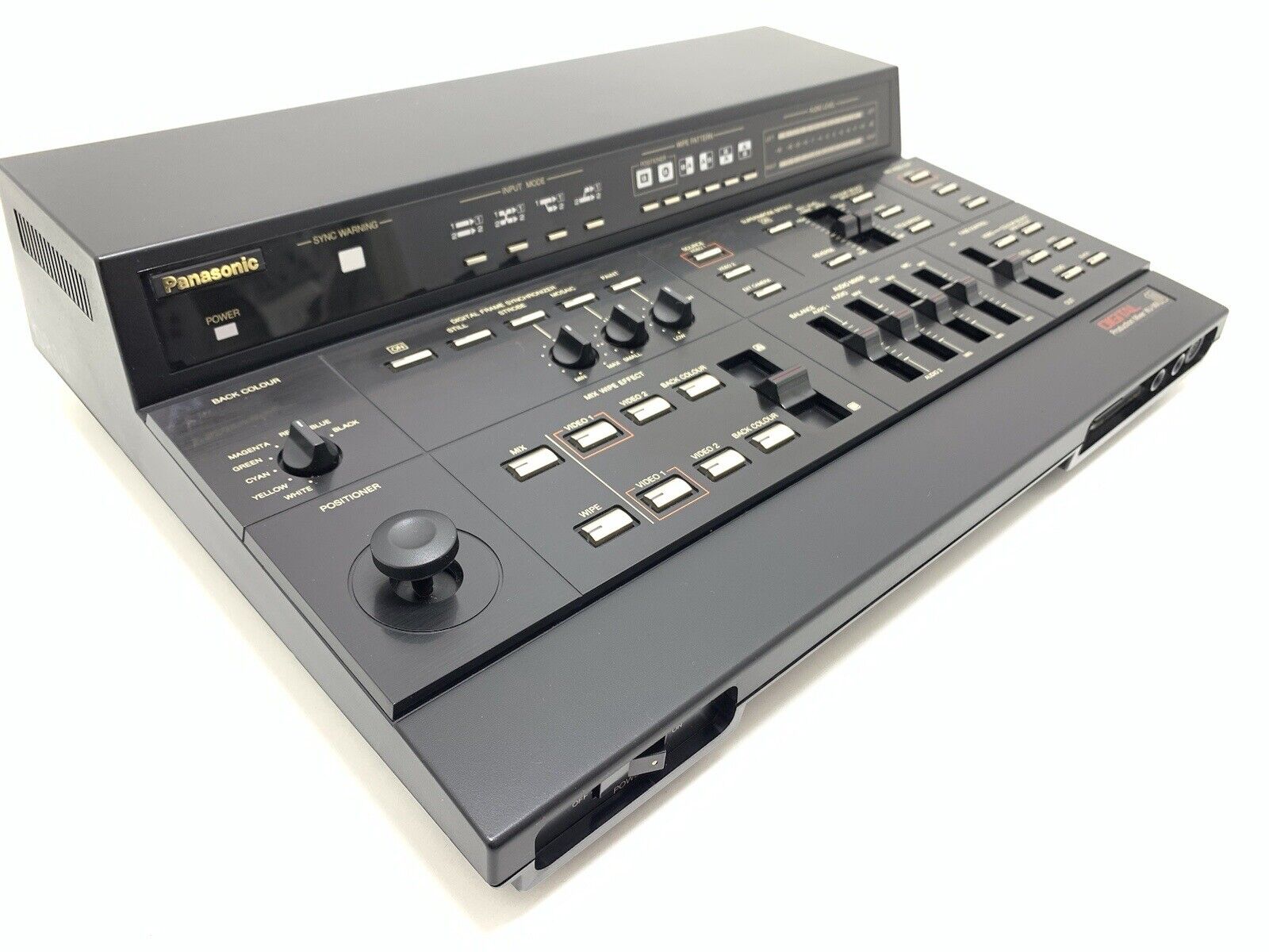 PANASONIC WJ-MX 10 Audio & Video Digital Production Mixer Vintage WORK Good Look
