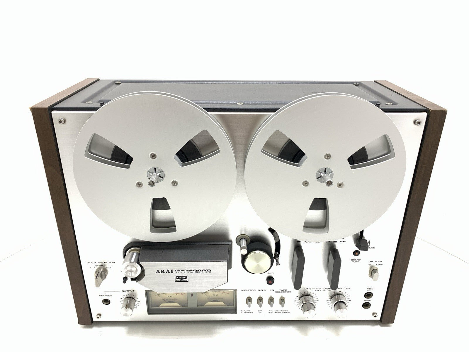 AKAI GX 4000D Reel to Reel Stereo 3Head 4 Track Tape Vintage 1976 WORK Good Look