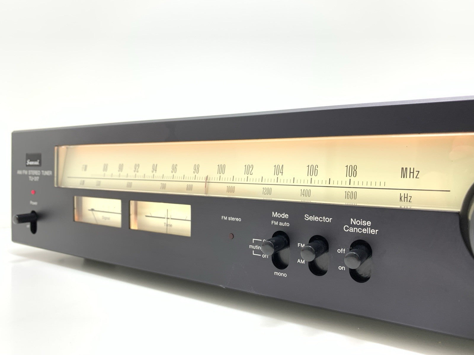 SANSUI TU 317 AM/FM Stereo Tuner Vintage 1978 High End Working 100% Good Look