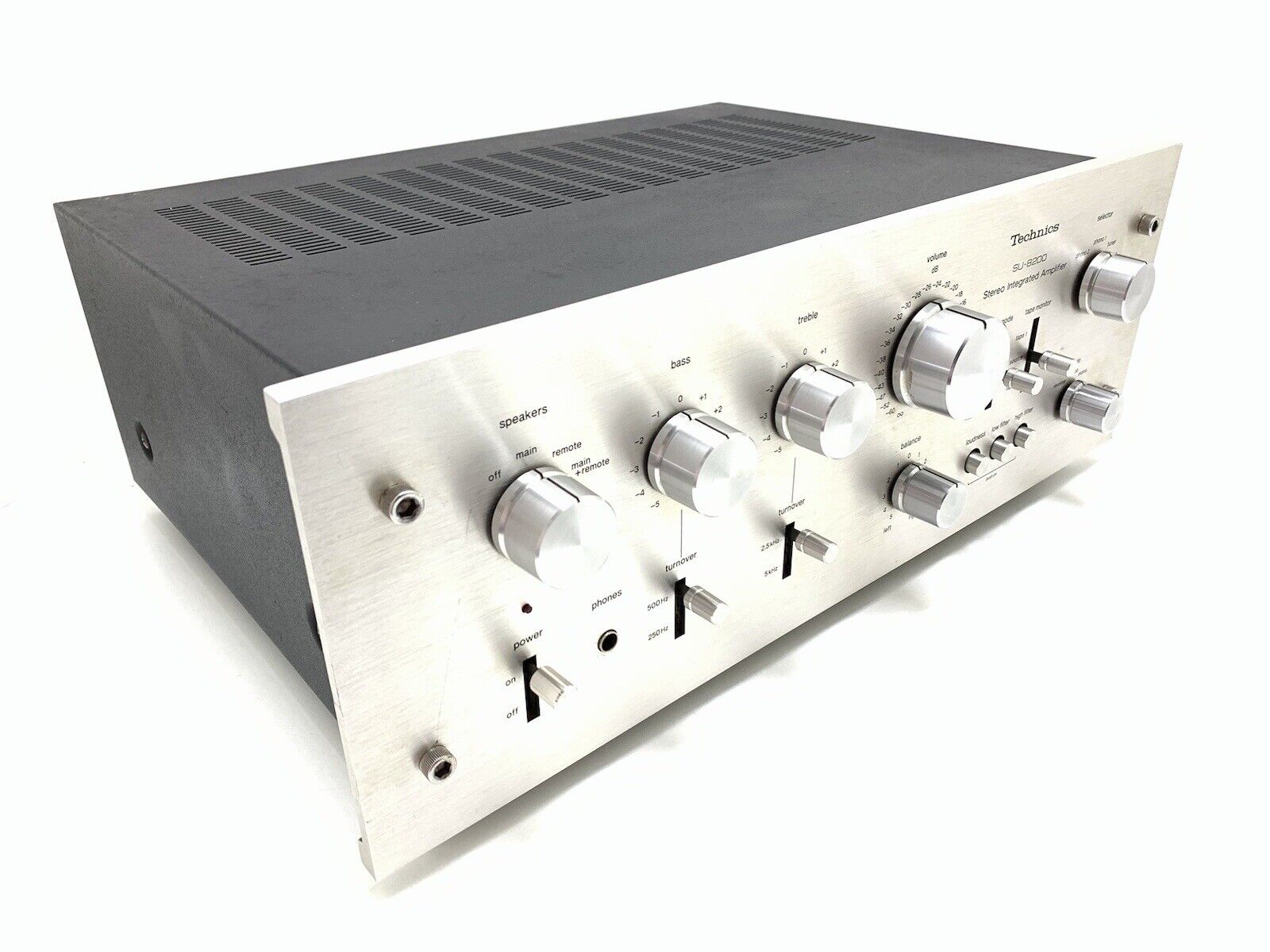 TECHNICS SU 8200 Stereo Amplifier WORK 65 + 65 Watts RMS Vintage 1975 GOOD LOOK